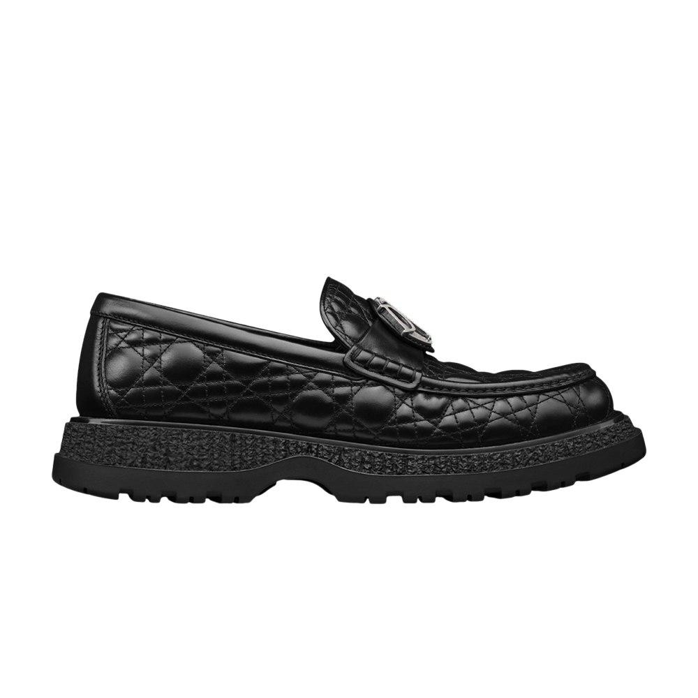 Dior Buffalo Loafer 'Cannage Leather - Black'