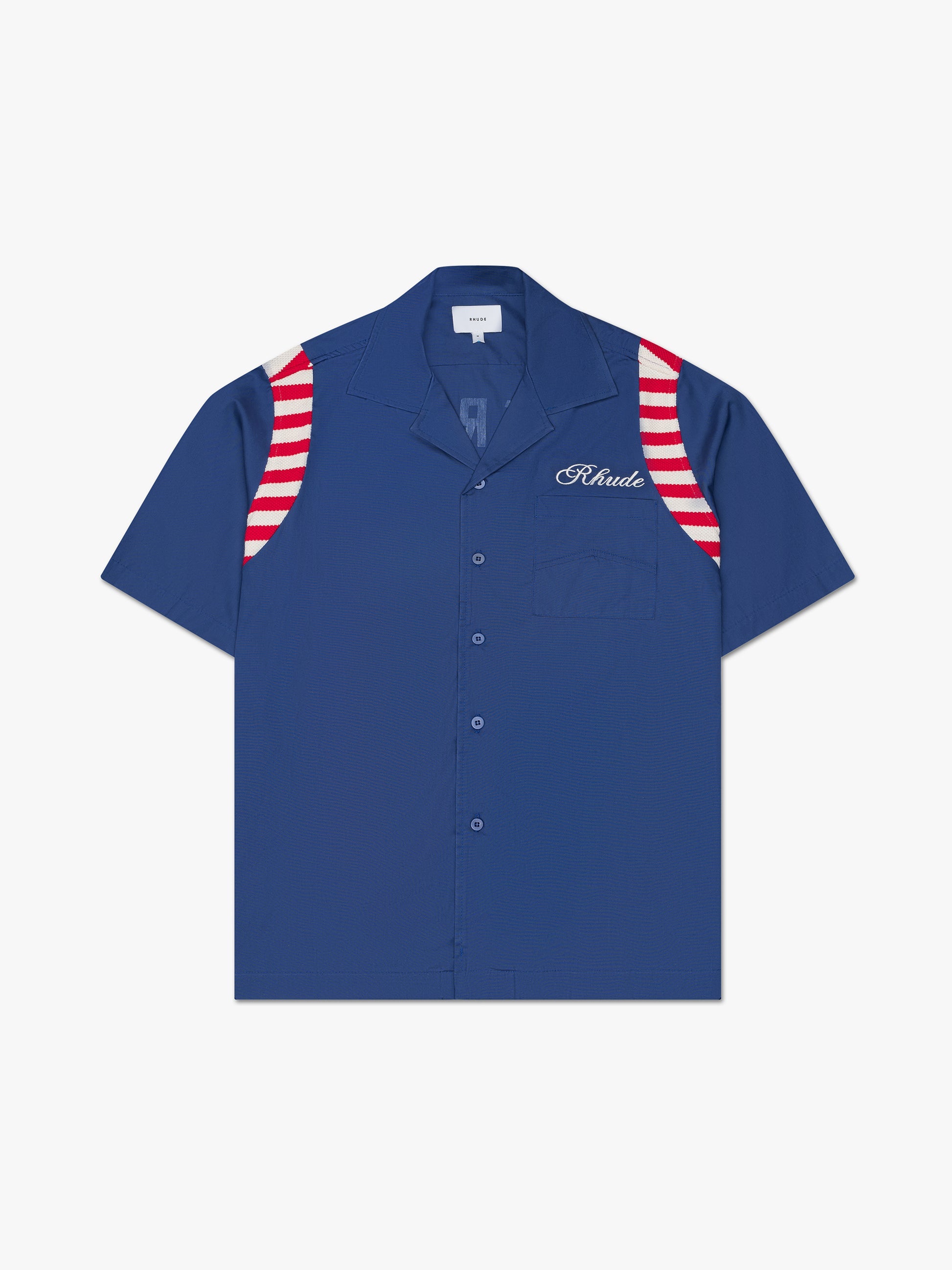 AMERICAN SPIRIT POPLIN SHIRT - NAVY