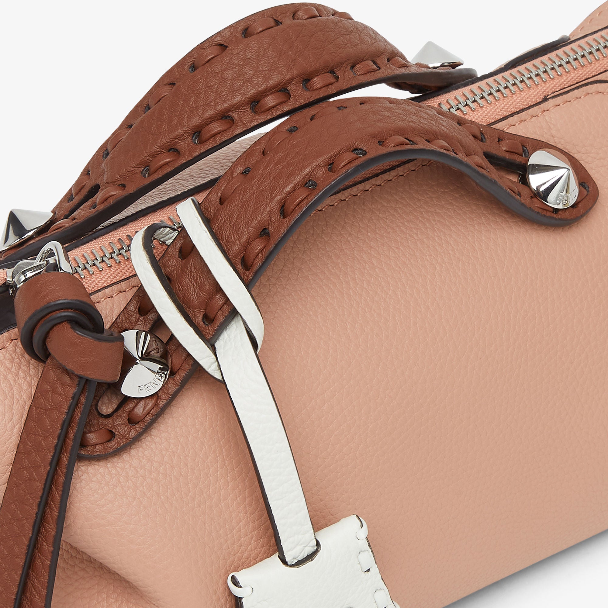 By The Way Selleria Mini Multicolor Selleria mini-bag with 156 hand-sewn topstitches