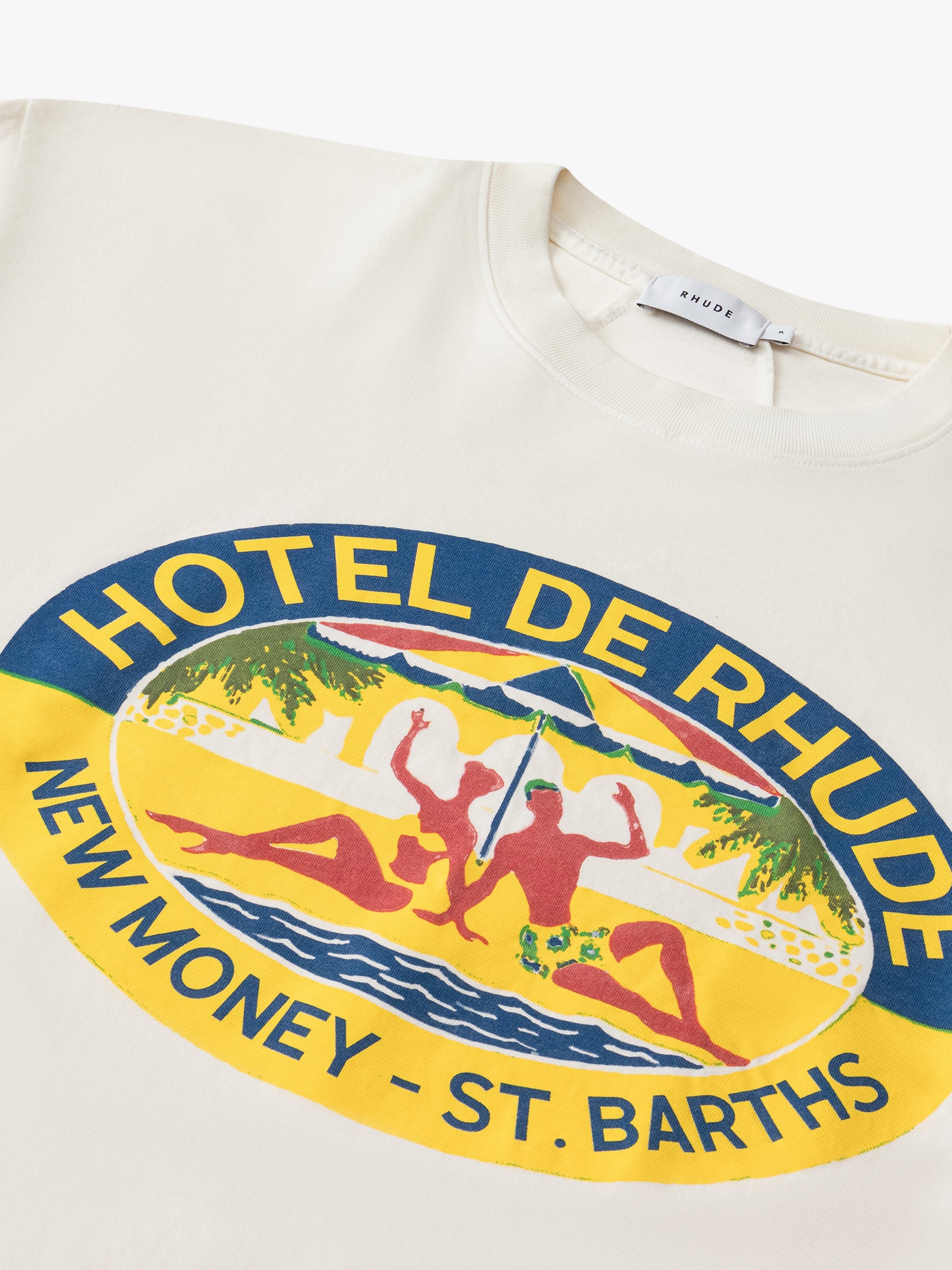 HOTEL DE RHUDE TEE - VTG WHITE