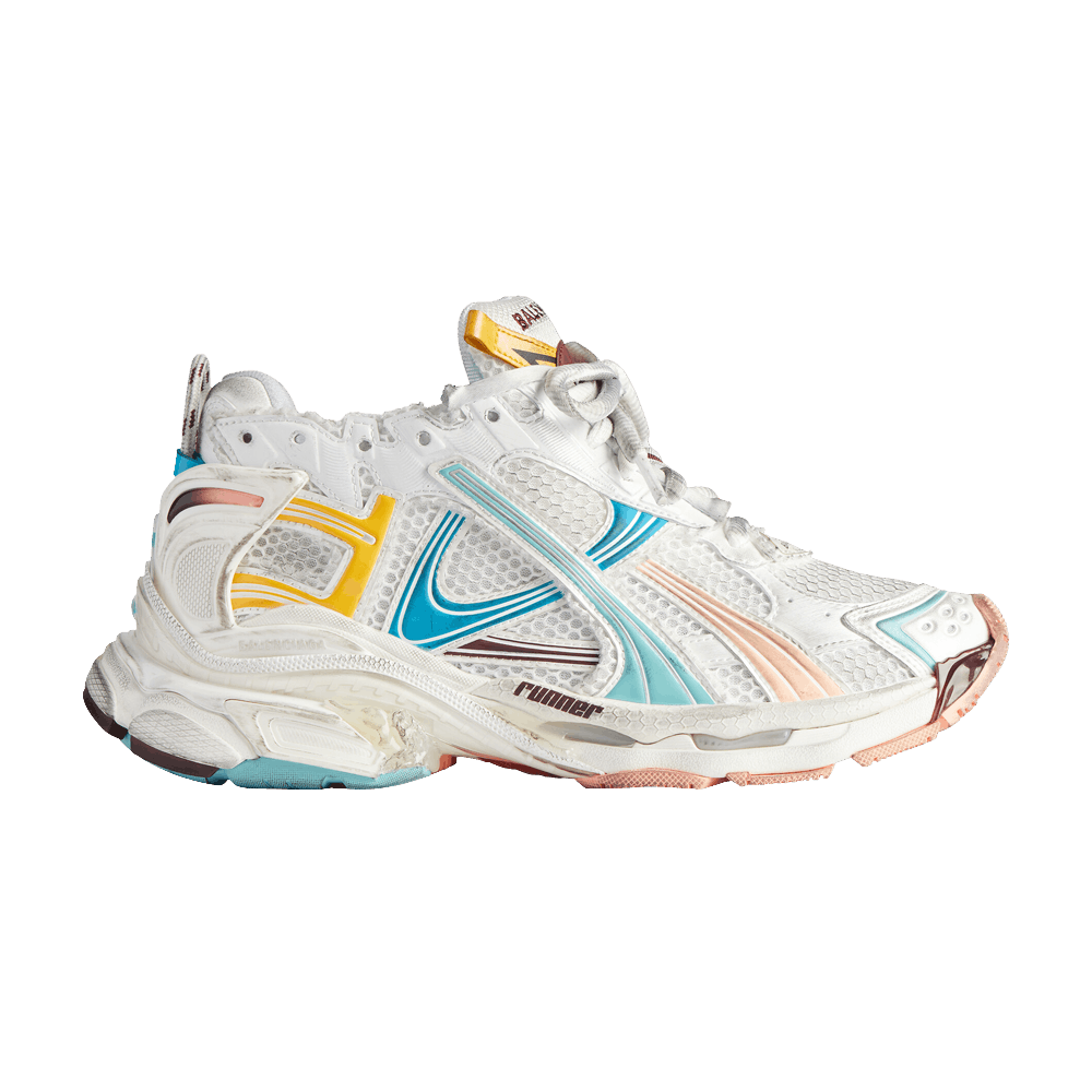 Balenciaga Wmns Runner Sneaker 'Worn-Out - White Blue Pink'