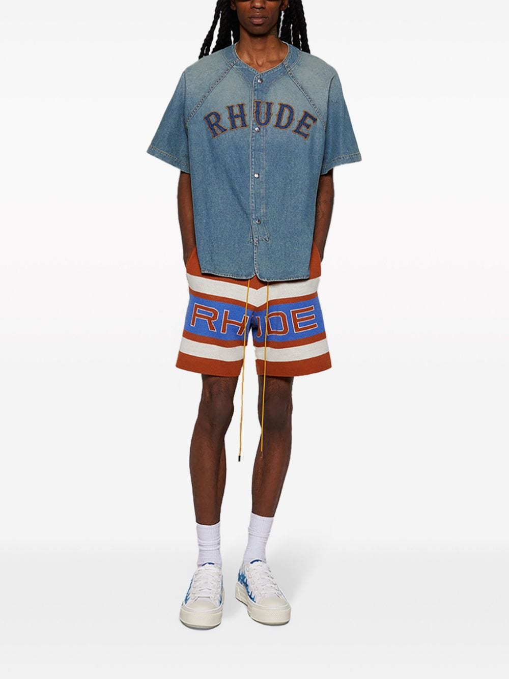 Stars Court appliqué sneakers