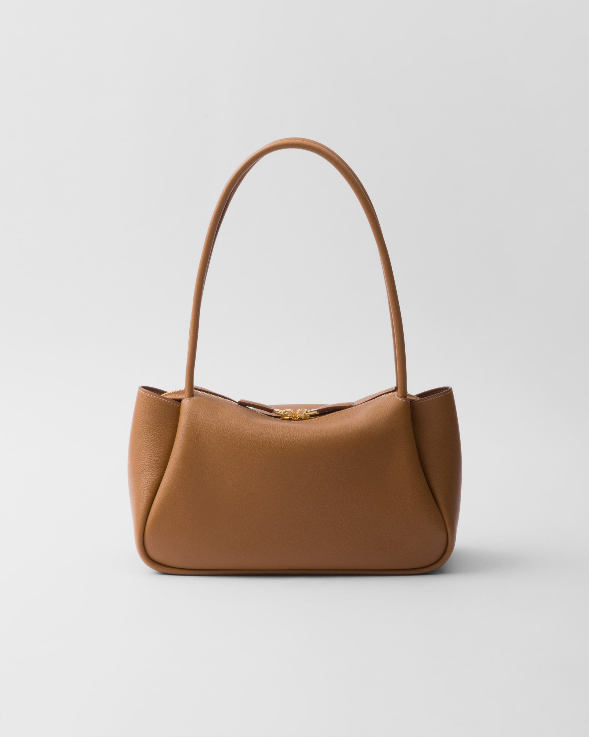 Prada Darling medium leather shoulder bag Caramel