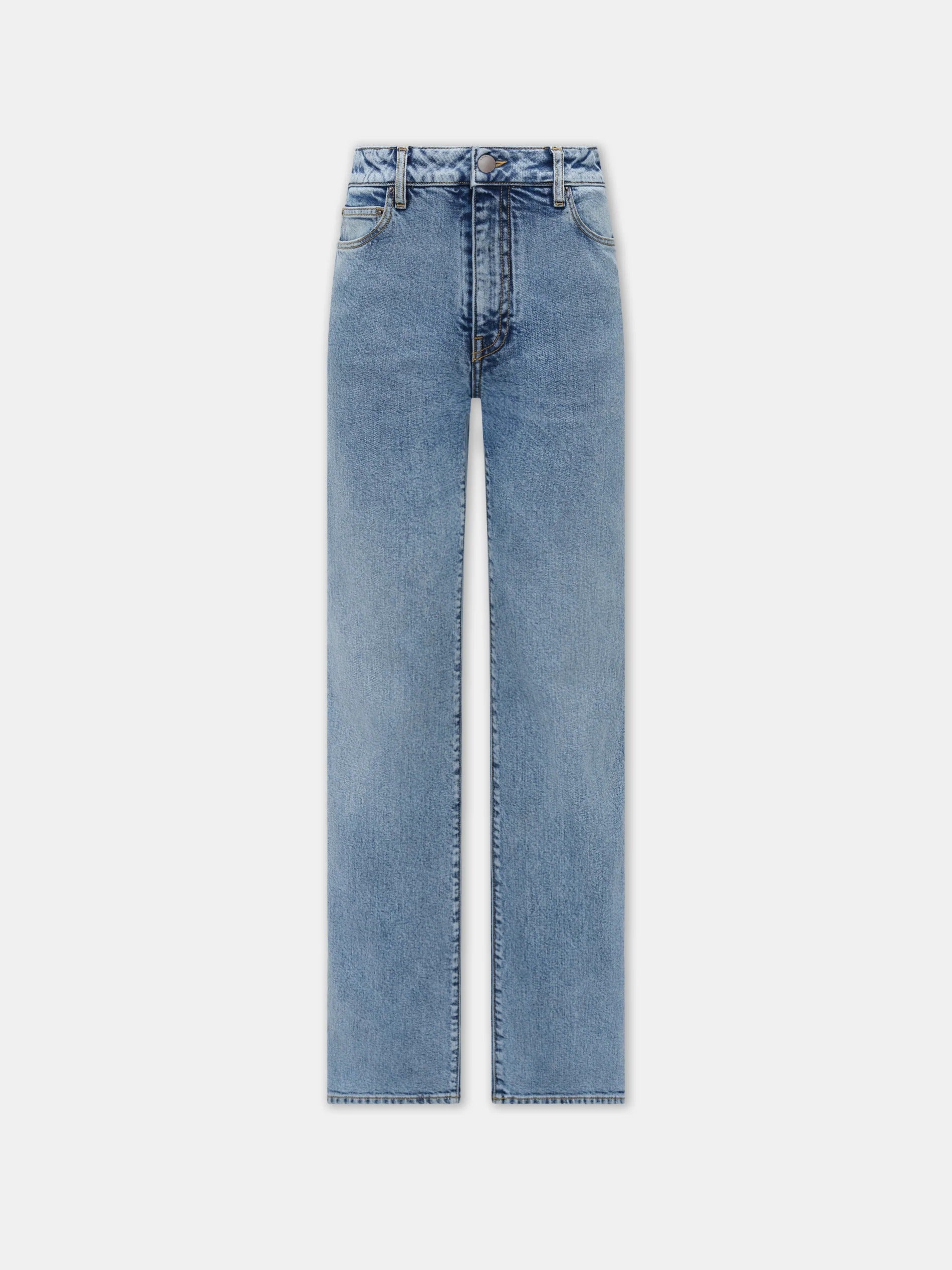 WOMEN'S MA QUAD PATCH SLIM JEAN Stone Indigo