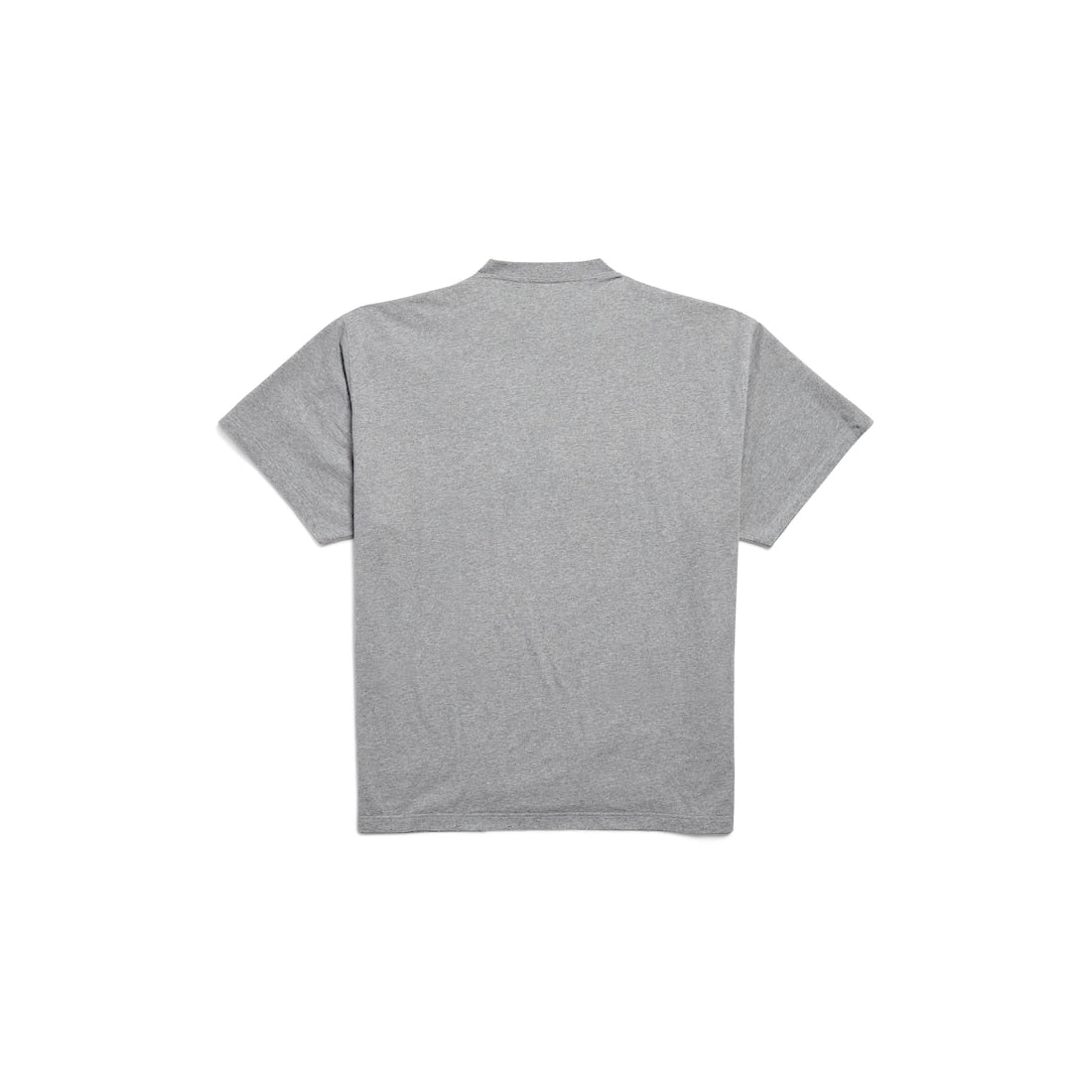 Men's Luxury Script Oversized T-shirt in Dark Heather Grey/Blue