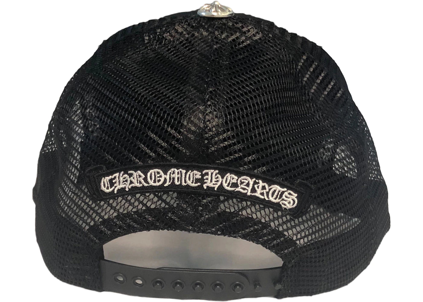 Chrome Hearts Printed Cross Trucker Hat Black