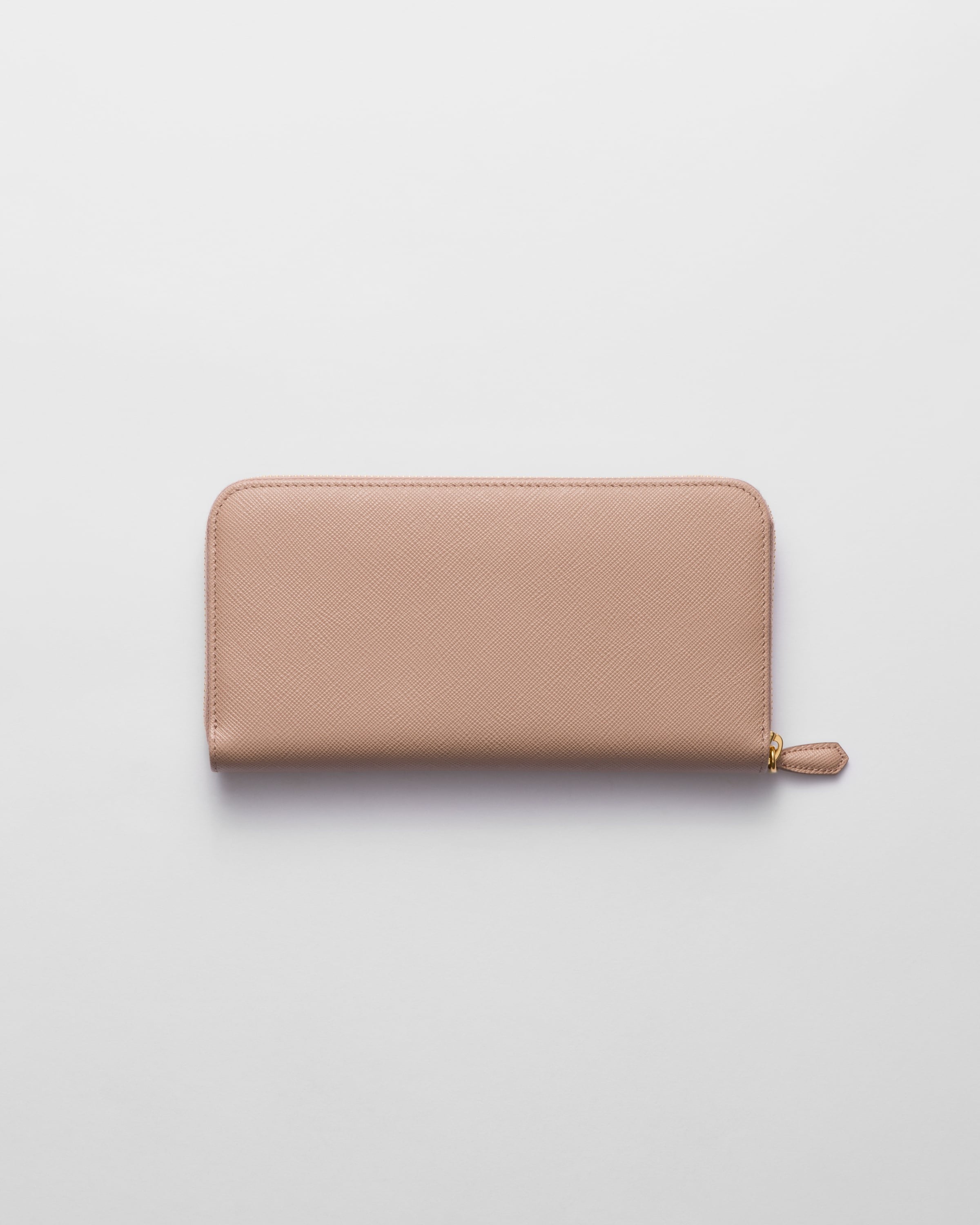 Large Saffiano Leather Wallet Powder Pink