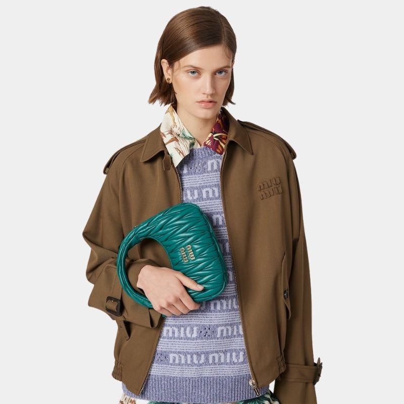 Wander Matelasse Nappa Leather Hobo Bag