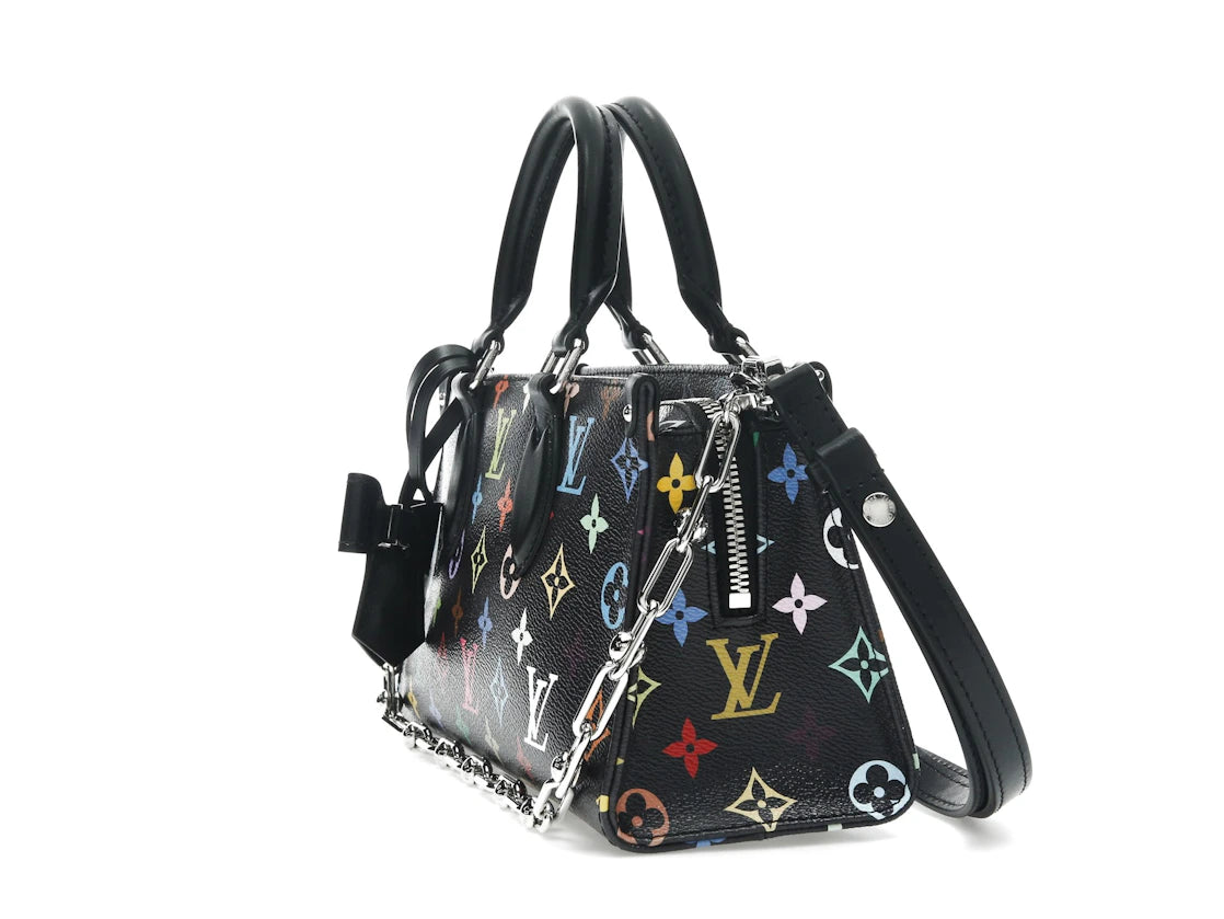 Louis Vuitton x Takashi Murakami OnTheGo East West Chain Black Multicolored