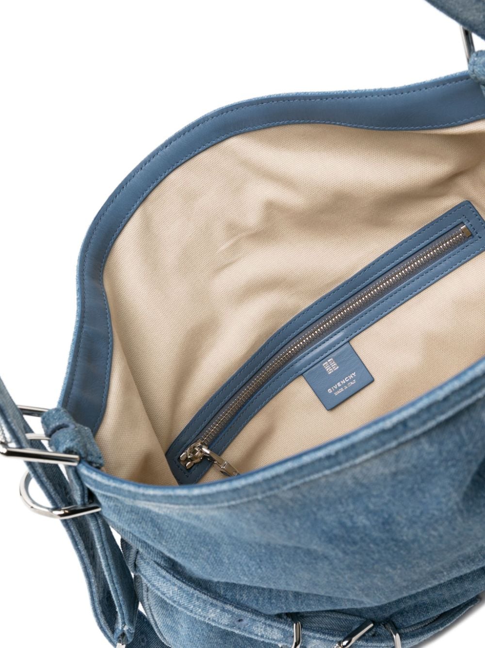 Givenchy Medium Voyou Denim Shoulder Bag