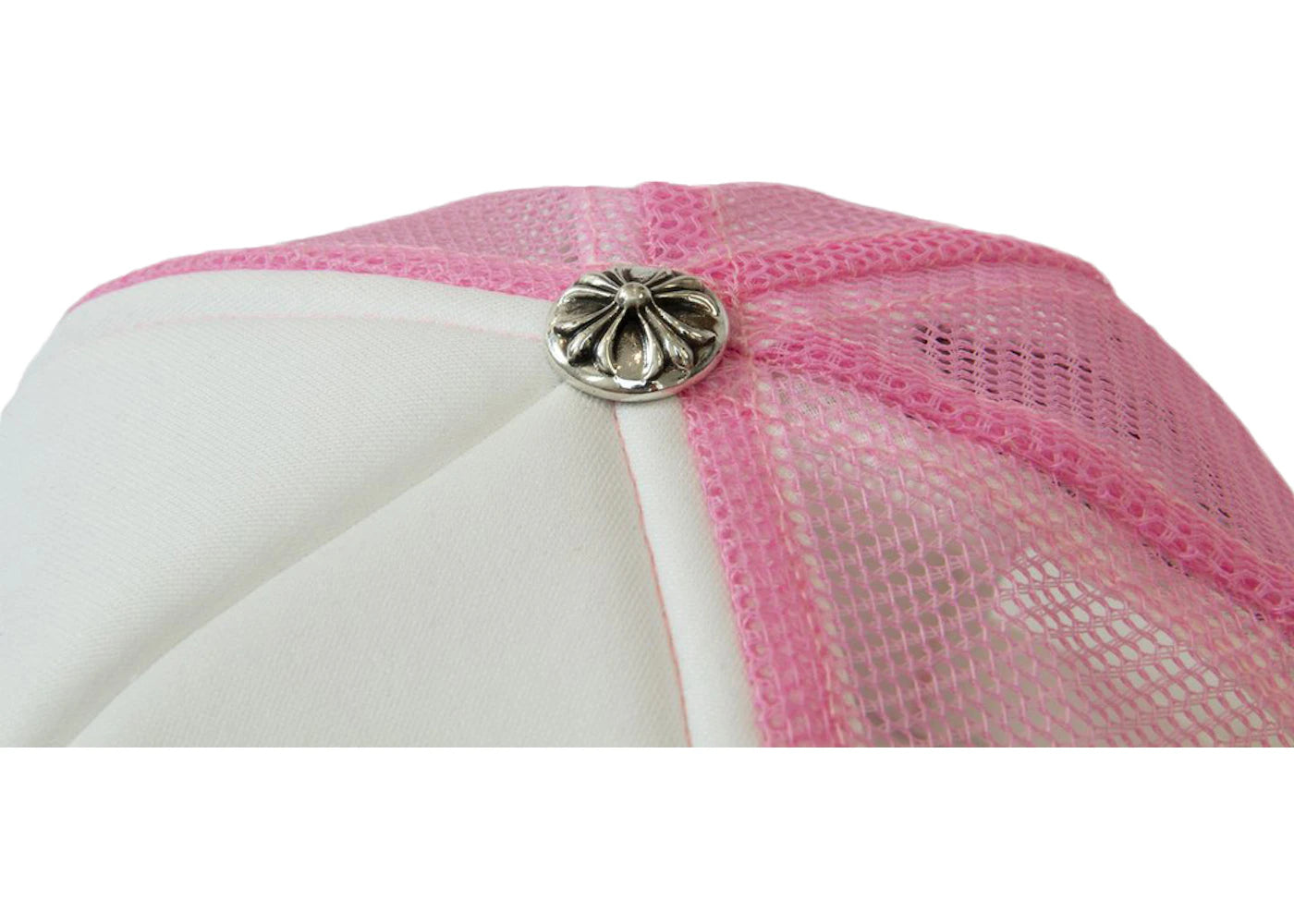 Chrome Hearts Matty Boy Sex Records Horse Shoe Trucker Hat Pink/White