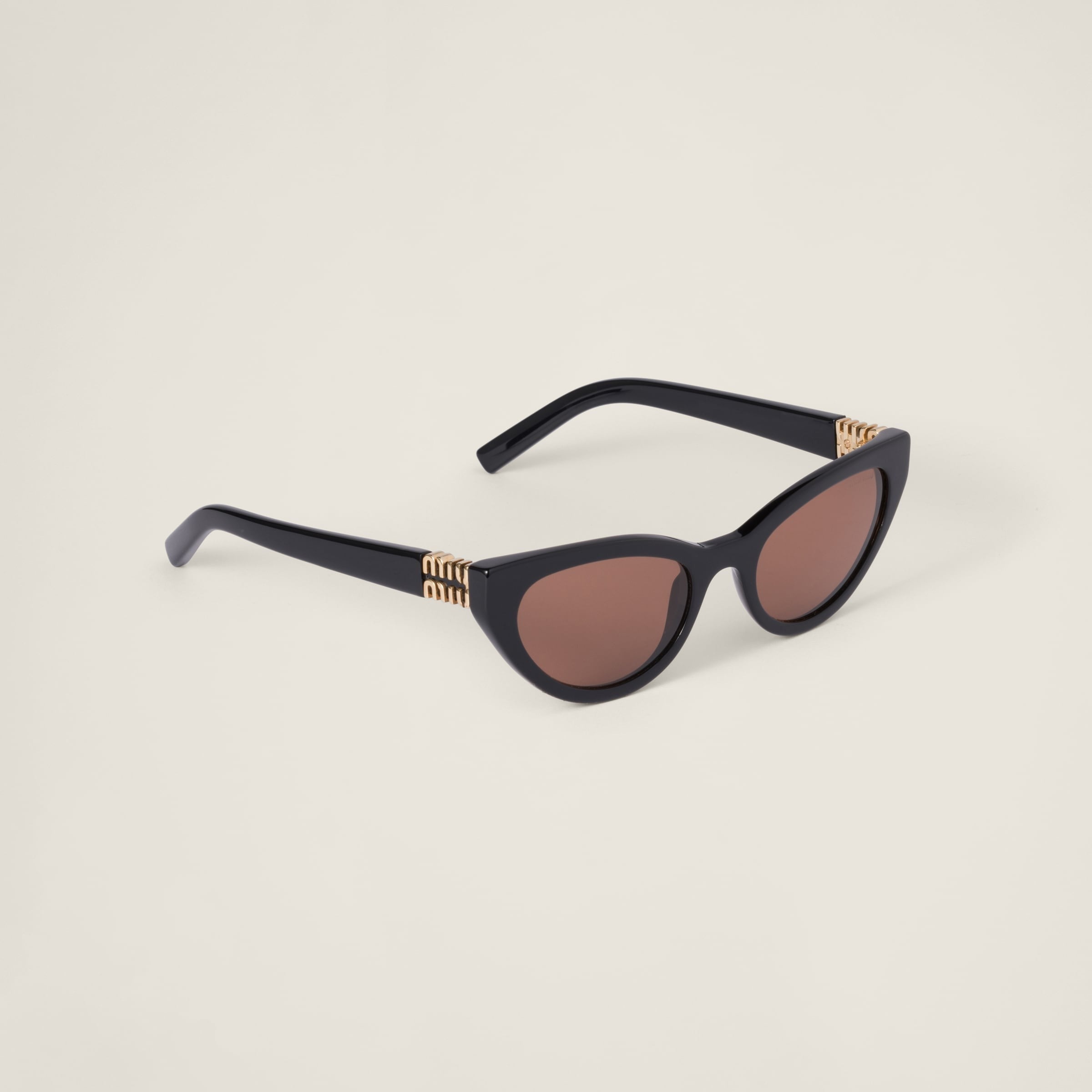 Miu Miu Logo sunglasses Camel Lenses