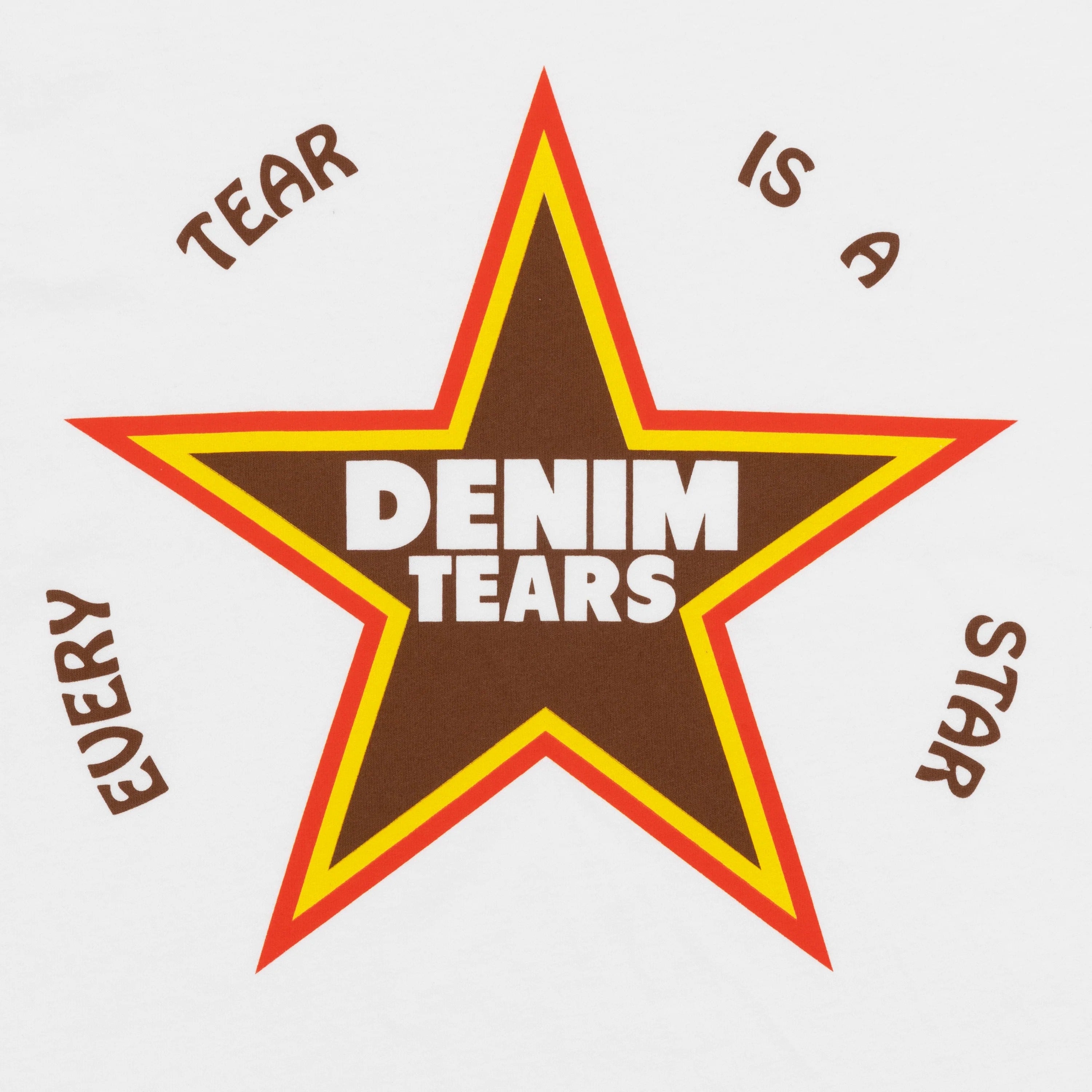 Every Tear Is A Star Tee White White