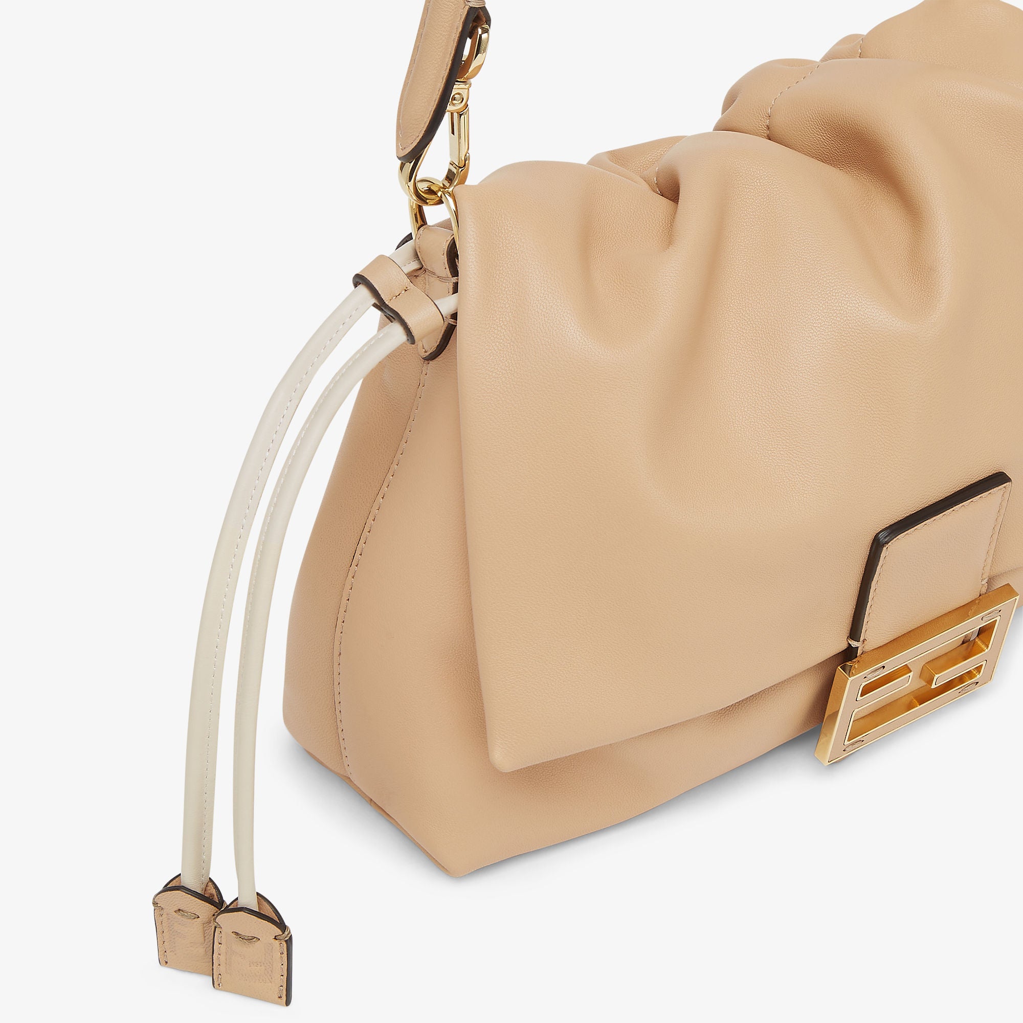 Mamma Baguette Medium Pale pink nappa leather bag