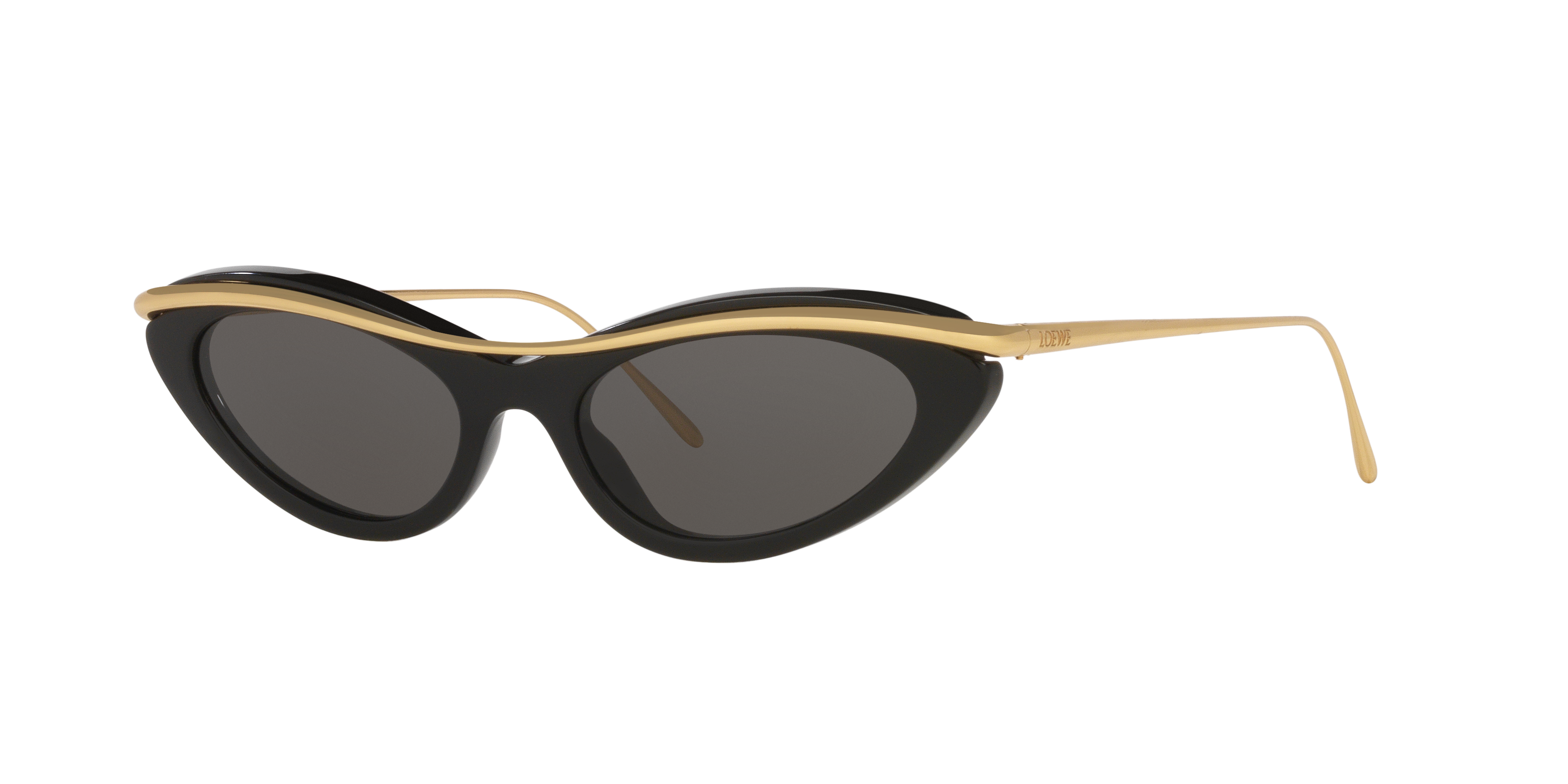 LOEWE LW40166I Black - Women Sunglasses, Grey Lens