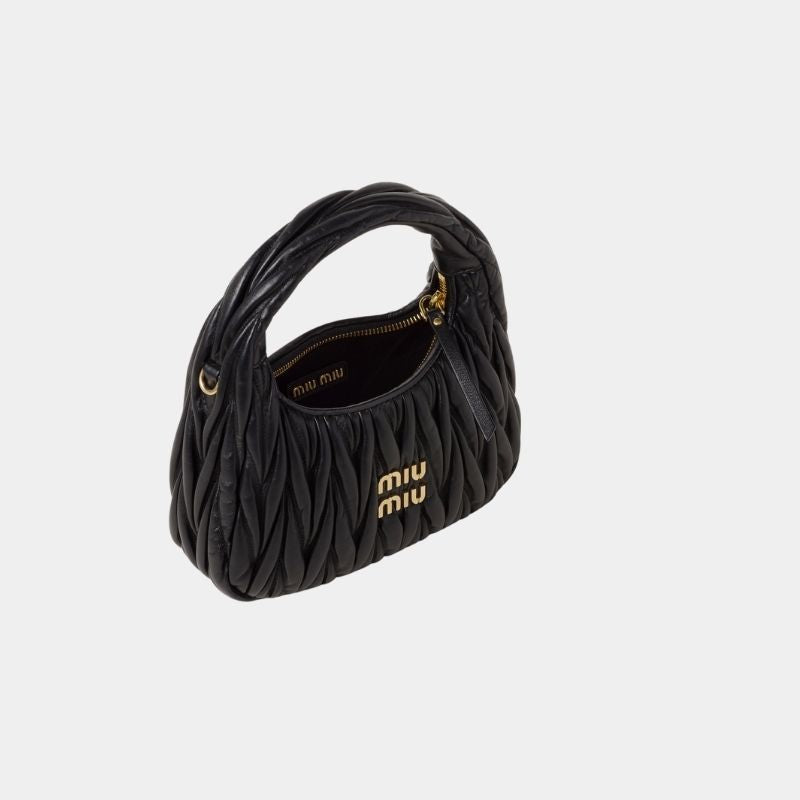 Wander Matelasse Nappa Leather Hobo Bag