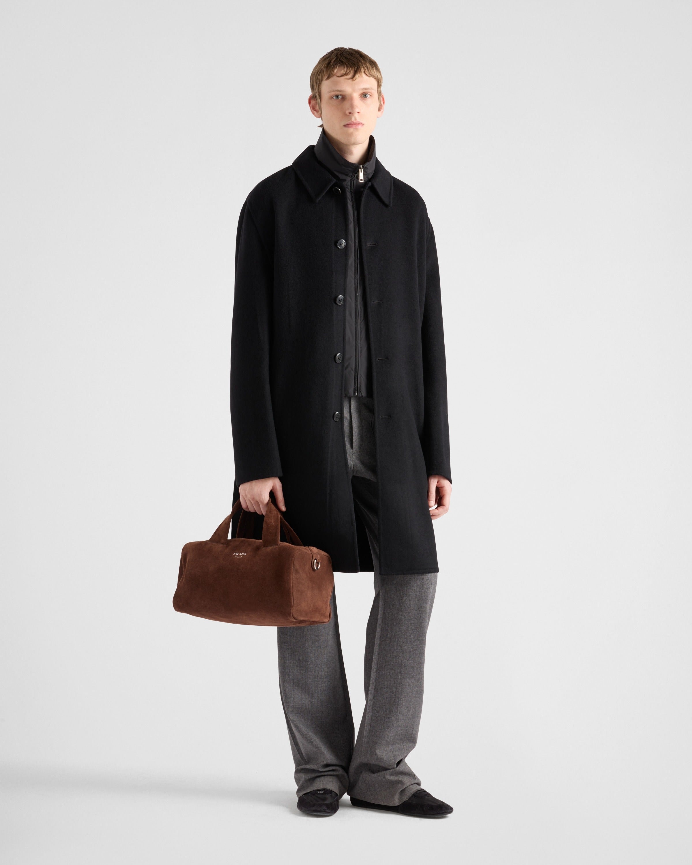Wool blouson Black