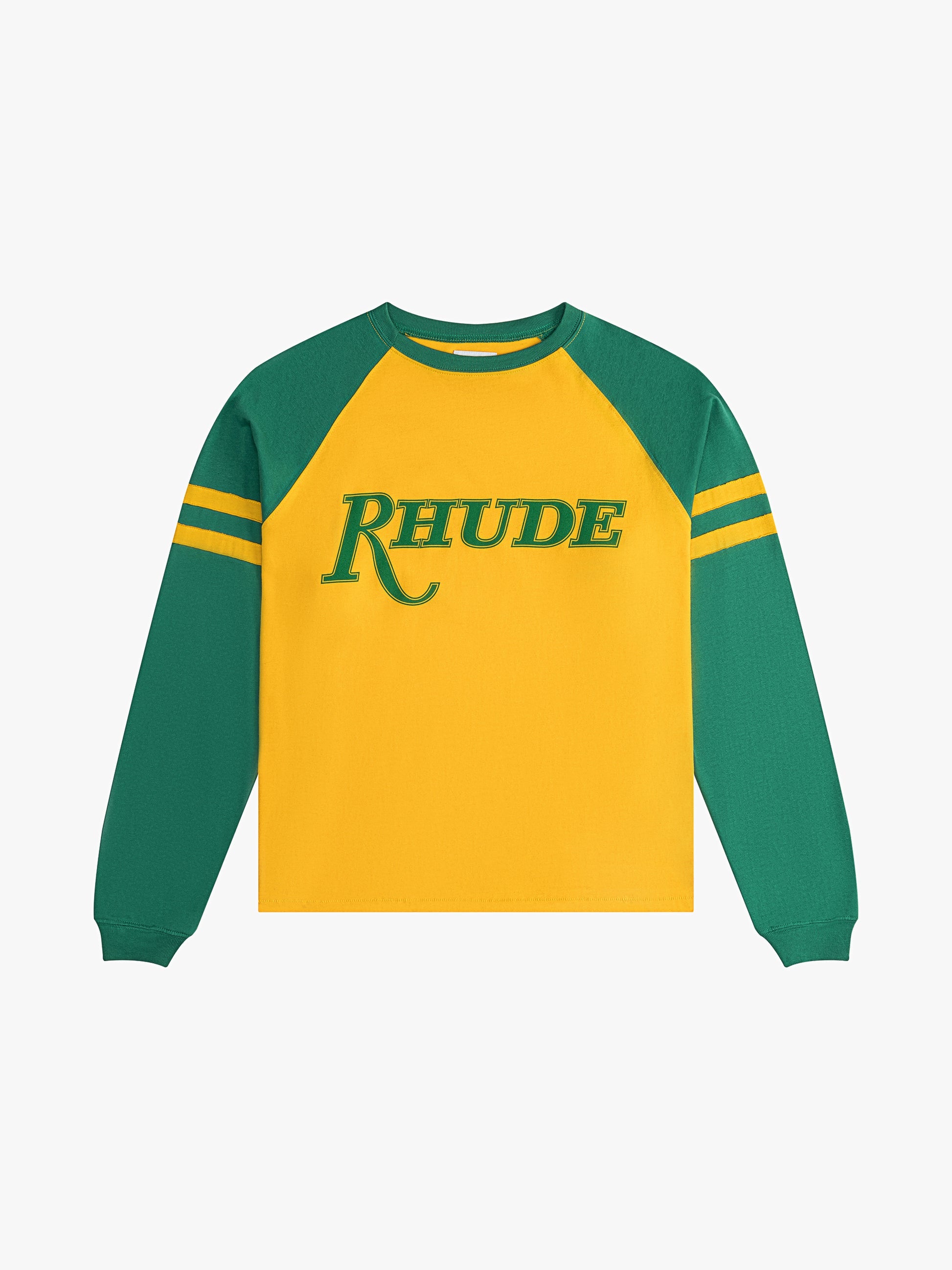 SAO PAULO LONG SLEEVE TEE - YELLOW/GREEN