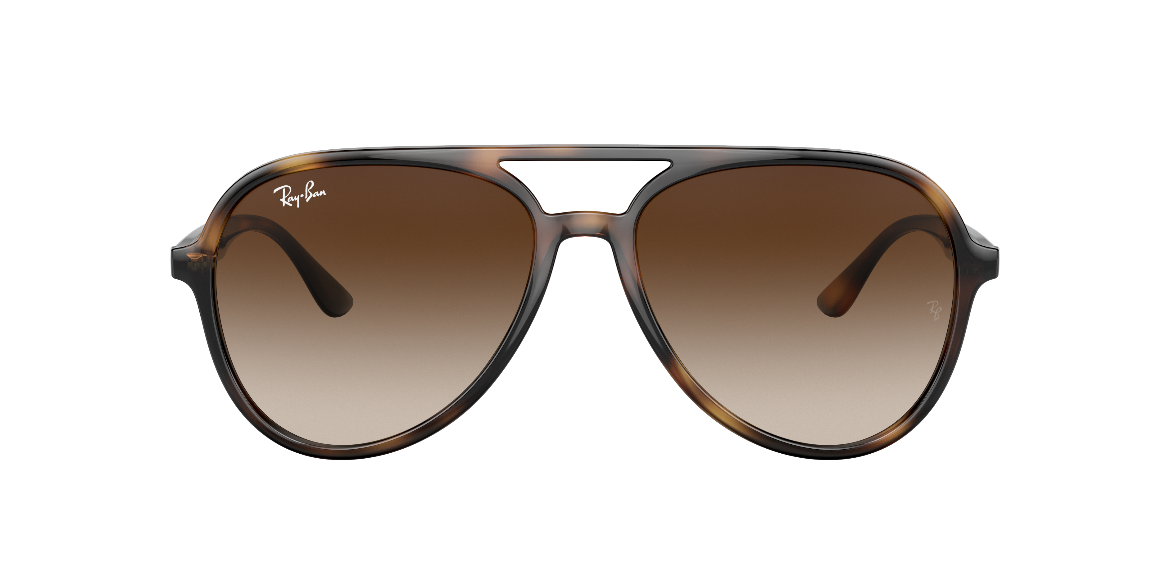 RAY-BAN RB4376 Havana - Unisex Sunglasses, Brown Gradient Lens