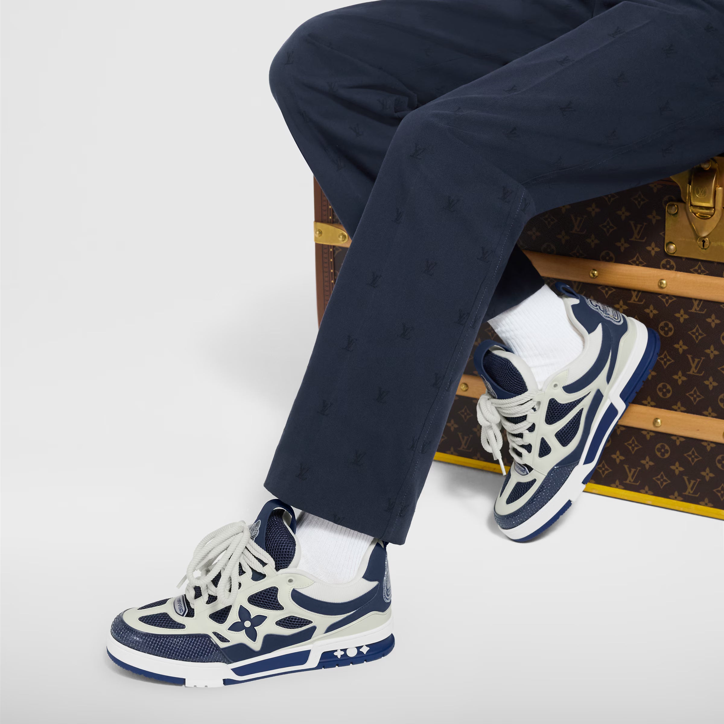 Louis Vuitton LV Skate Sneaker Navy Blue