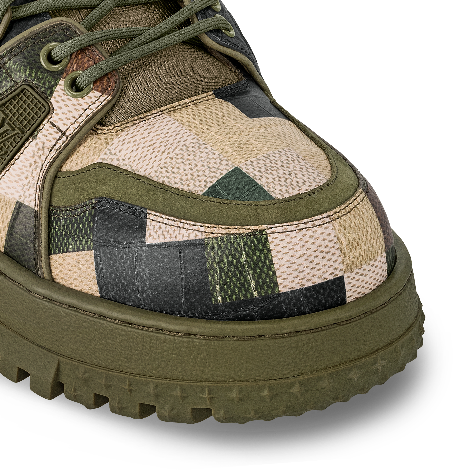 LV Trainer Maxi Sneaker Green Damoflage Damier