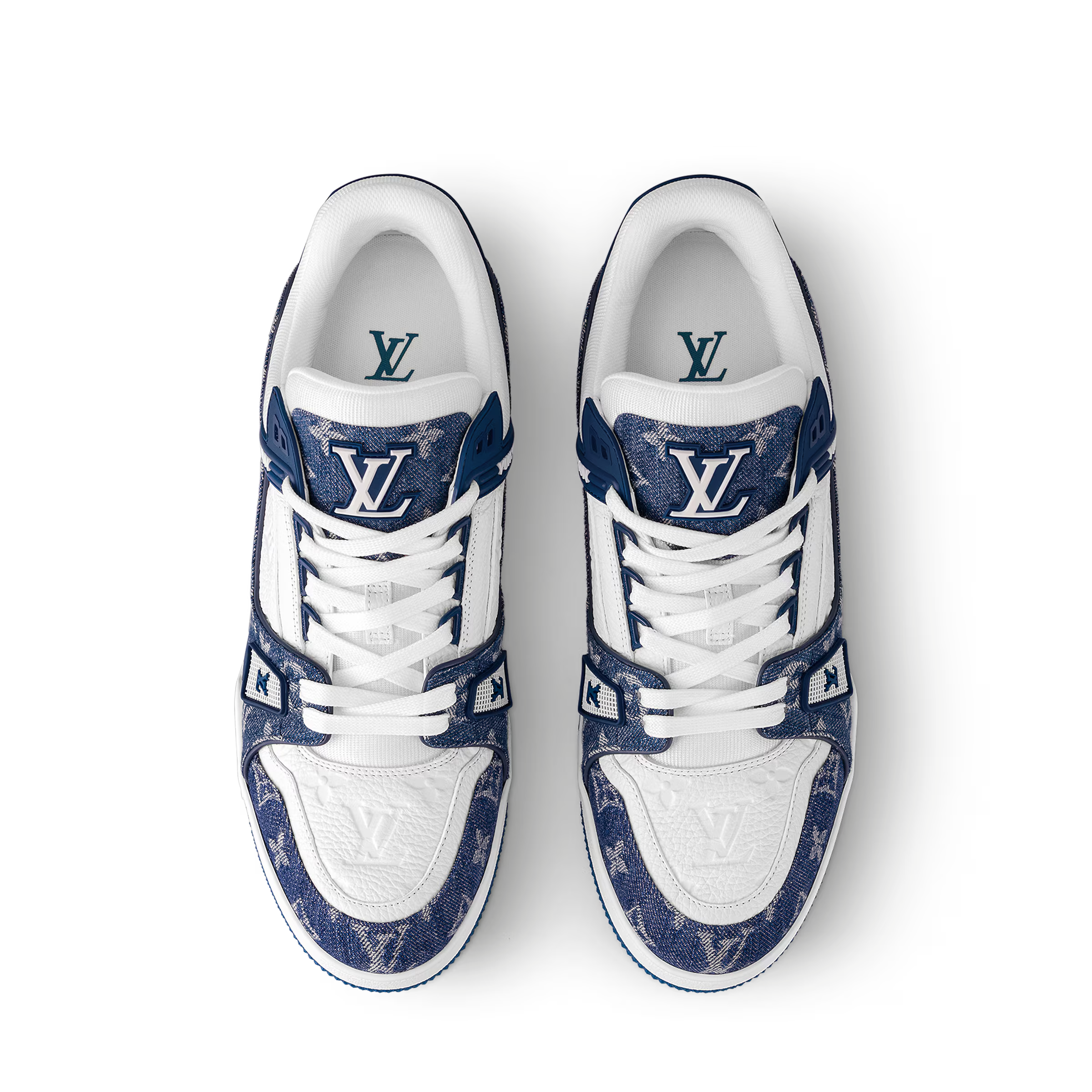 LV Trainer Sneaker Monogram Blue