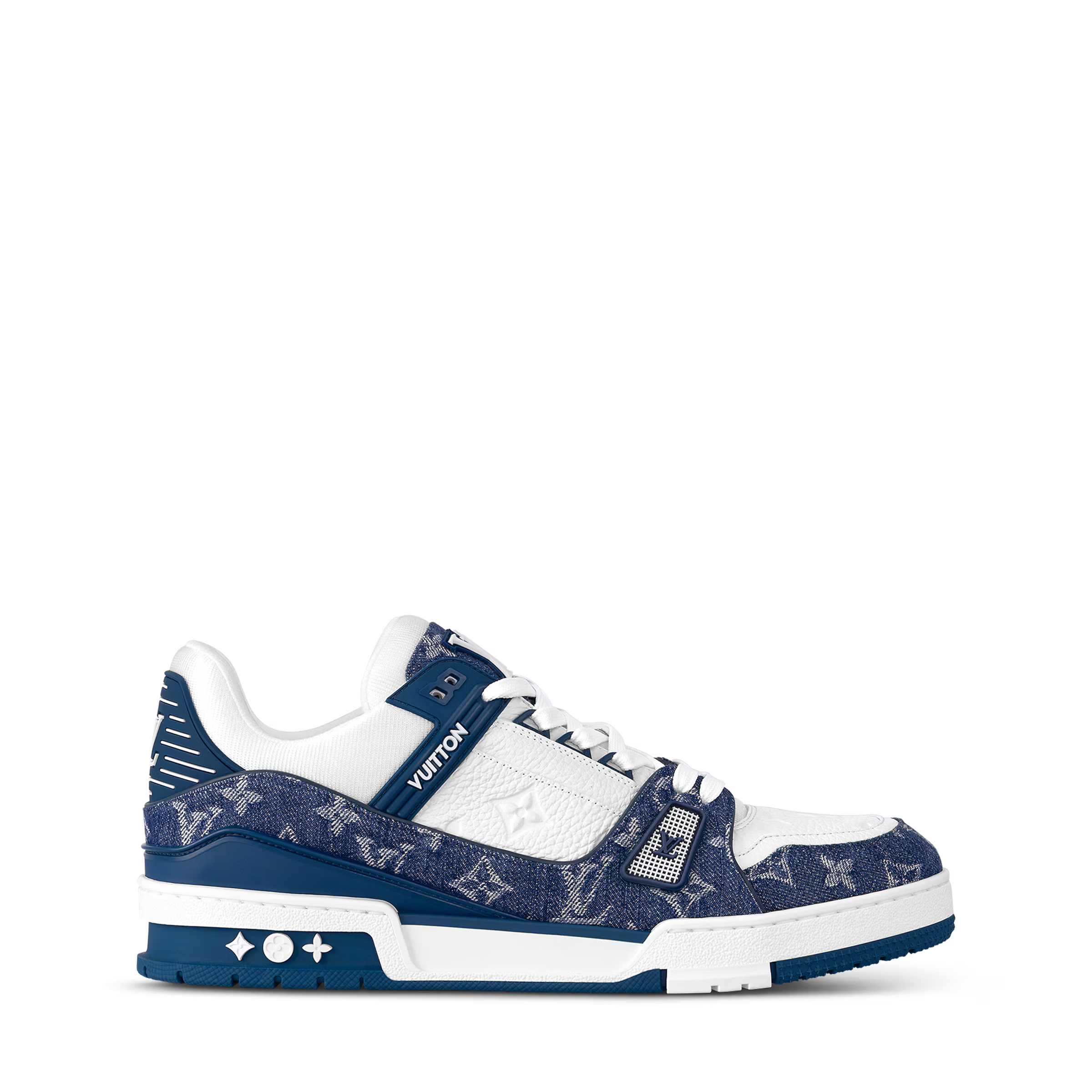 LV Trainer Sneaker Monogram Blue