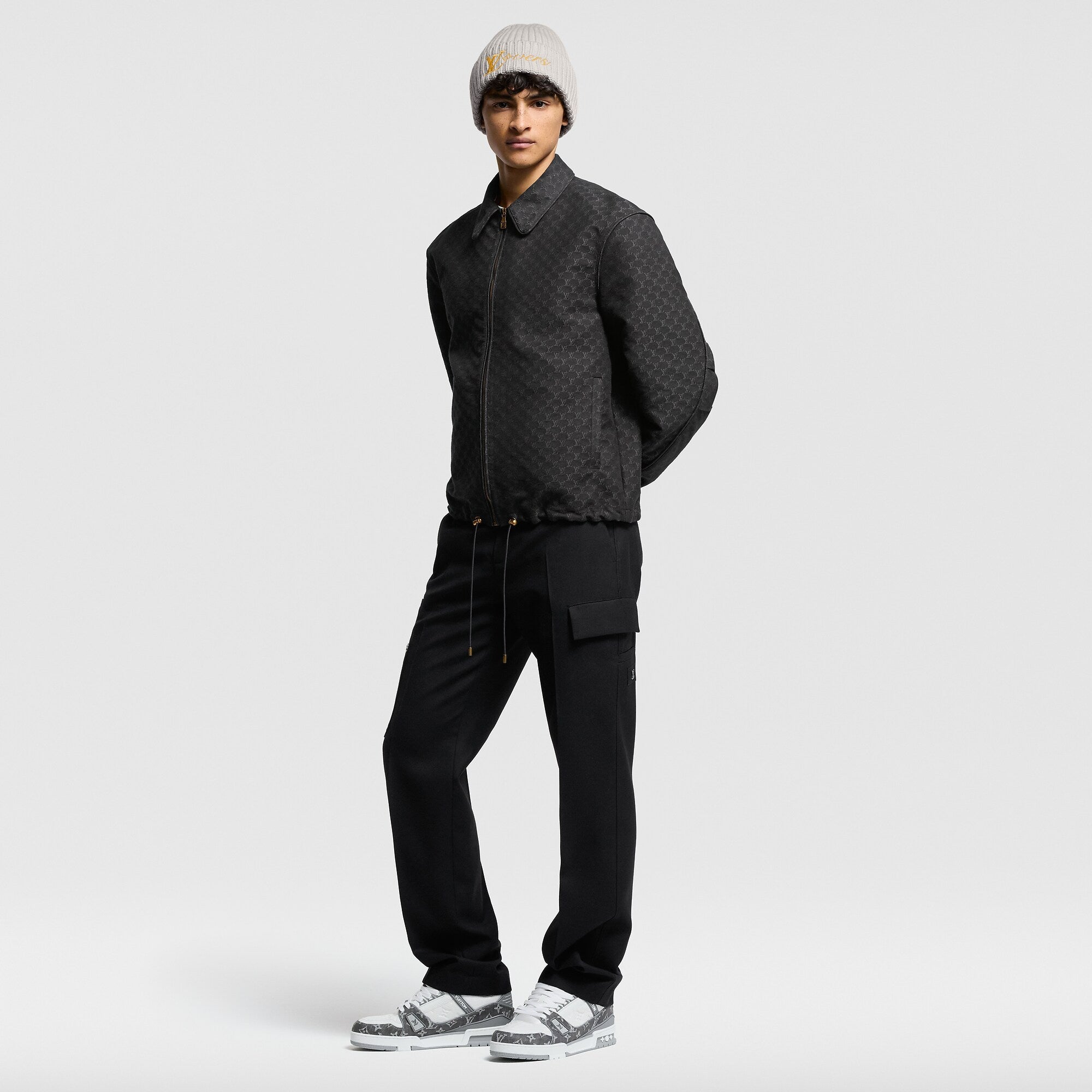 LV Trainer Sneaker Monogram Grey