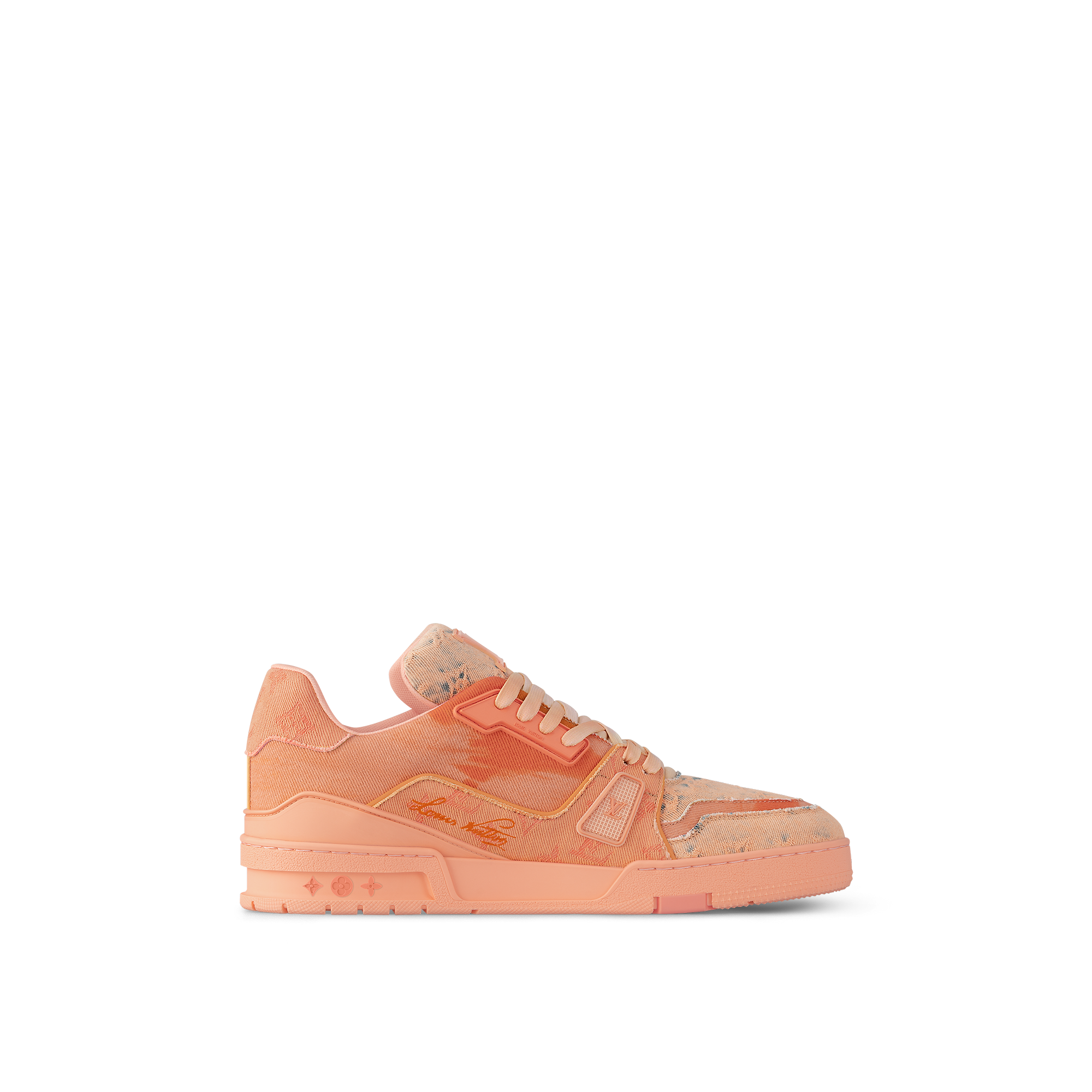 LV Trainer Sneaker Orange