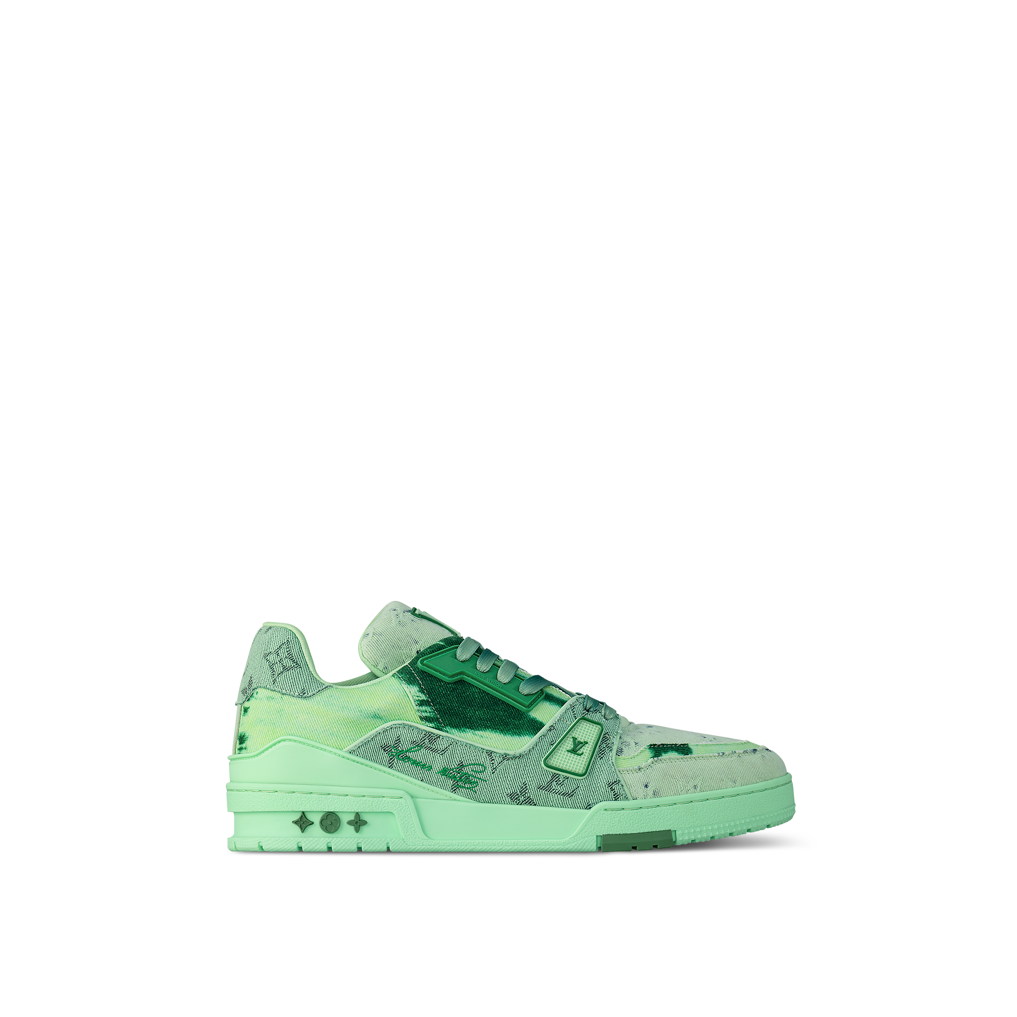 LV Trainer Sneaker Green