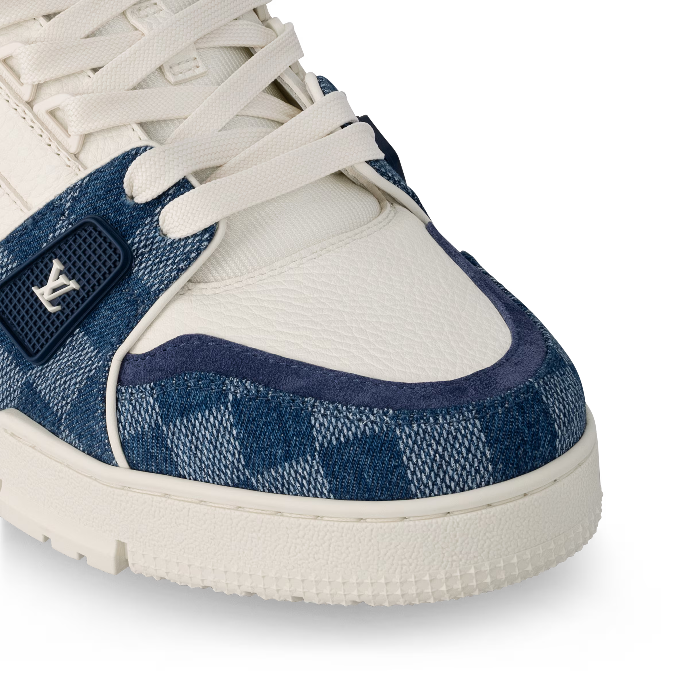 LV Trainer Sneaker Damier Denim Blue