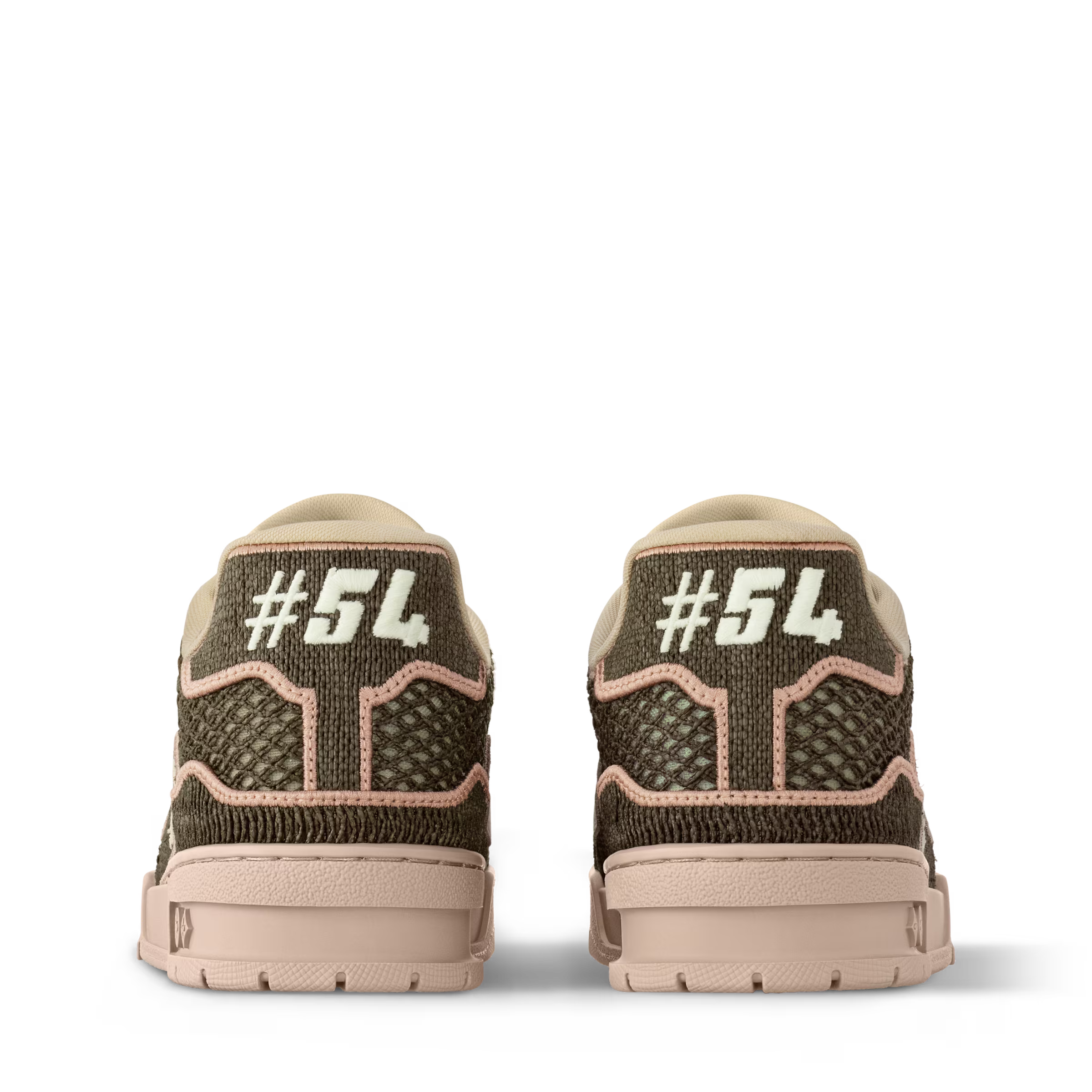 LV Trainer Sneaker Raffia Marron