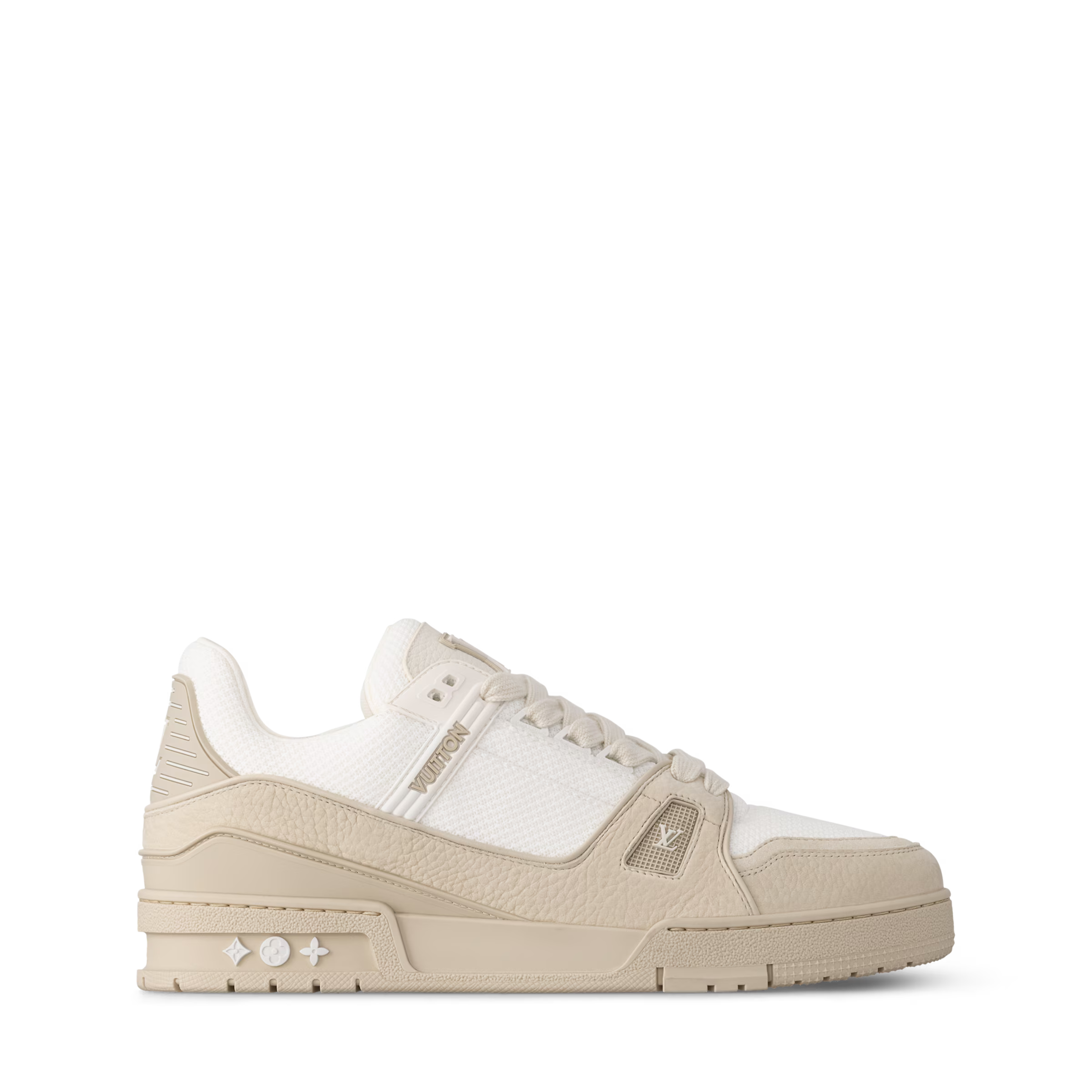 LV Trainer Sneaker Nubuck Beige