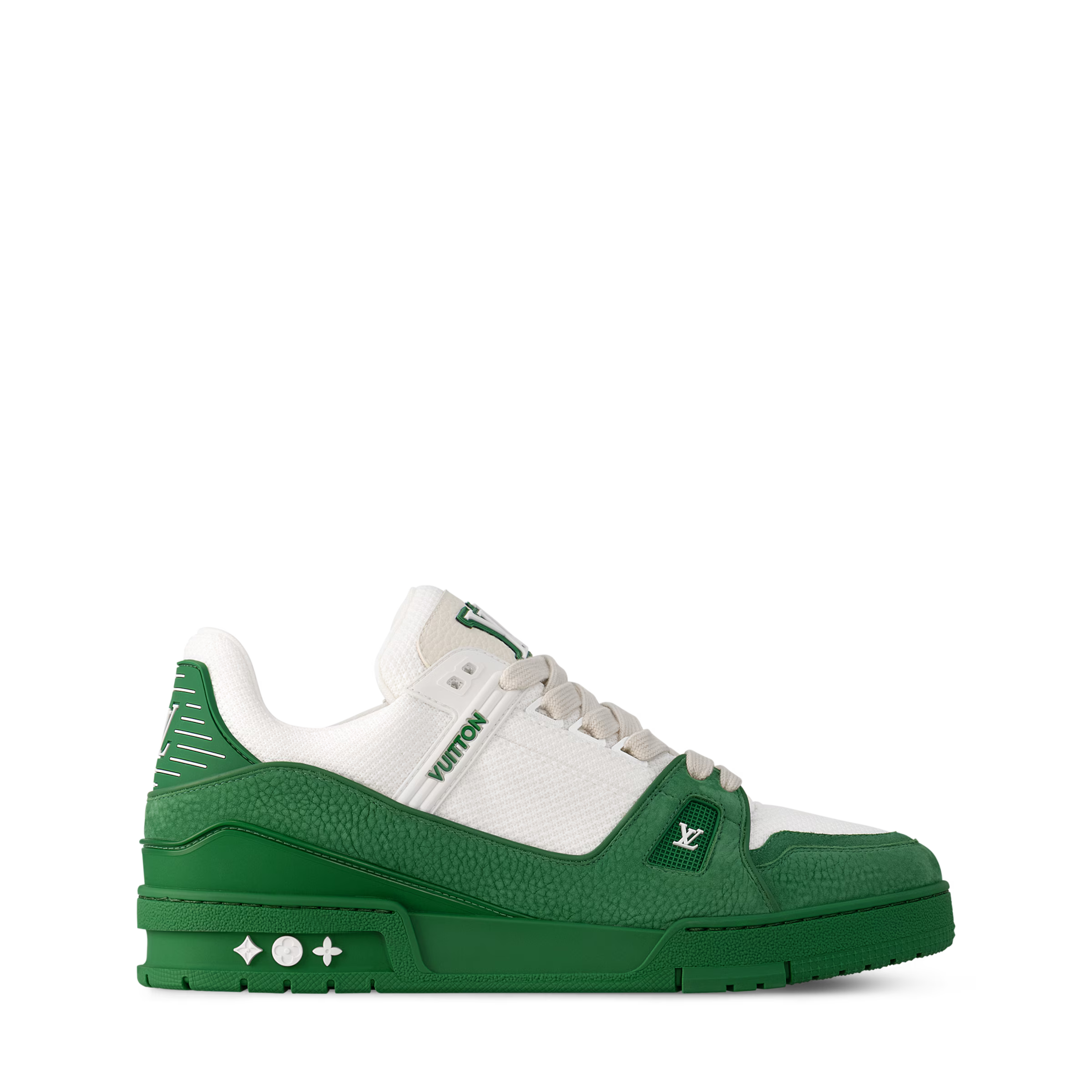 LV Trainer Sneaker Nubuck Green