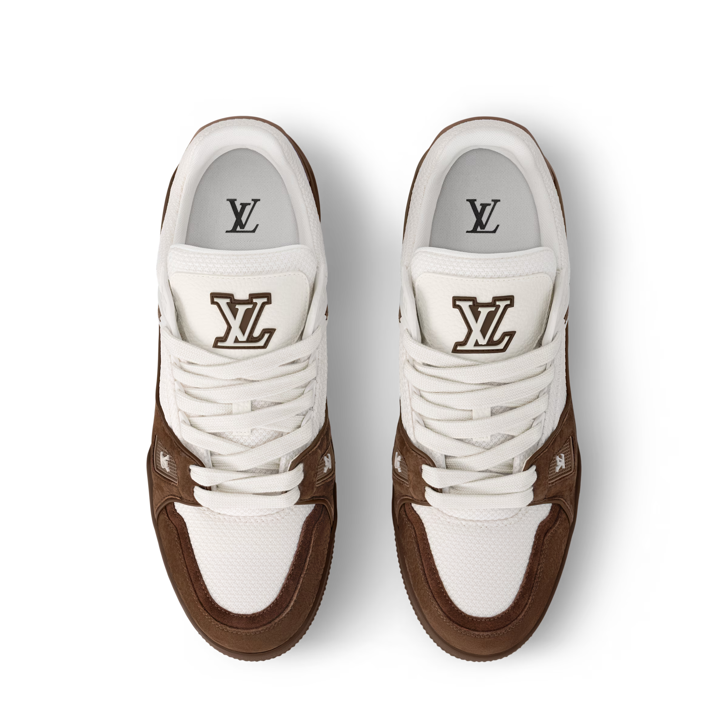 LV Trainer Sneaker Nubuck Brown