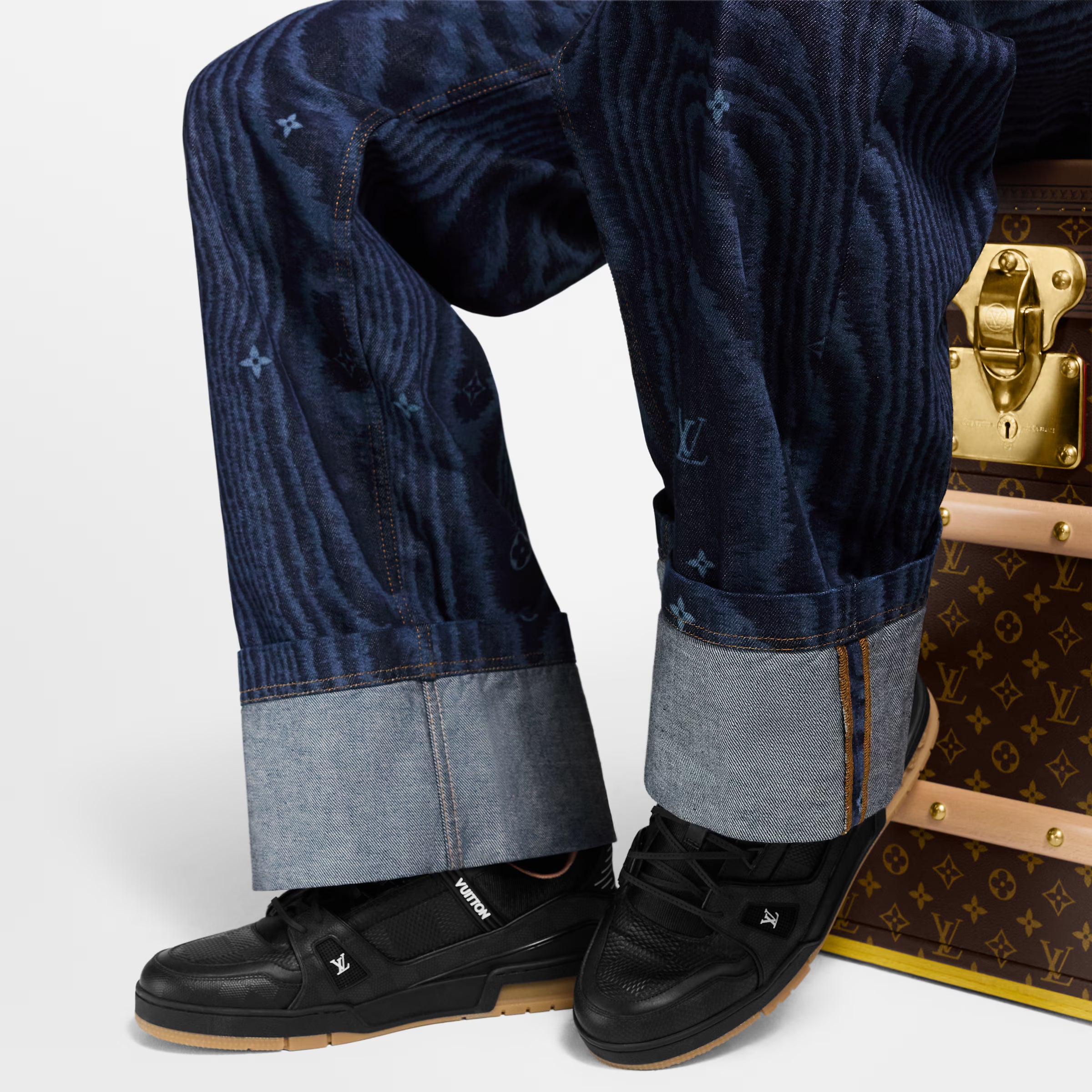 LV Trainer Sneaker Black