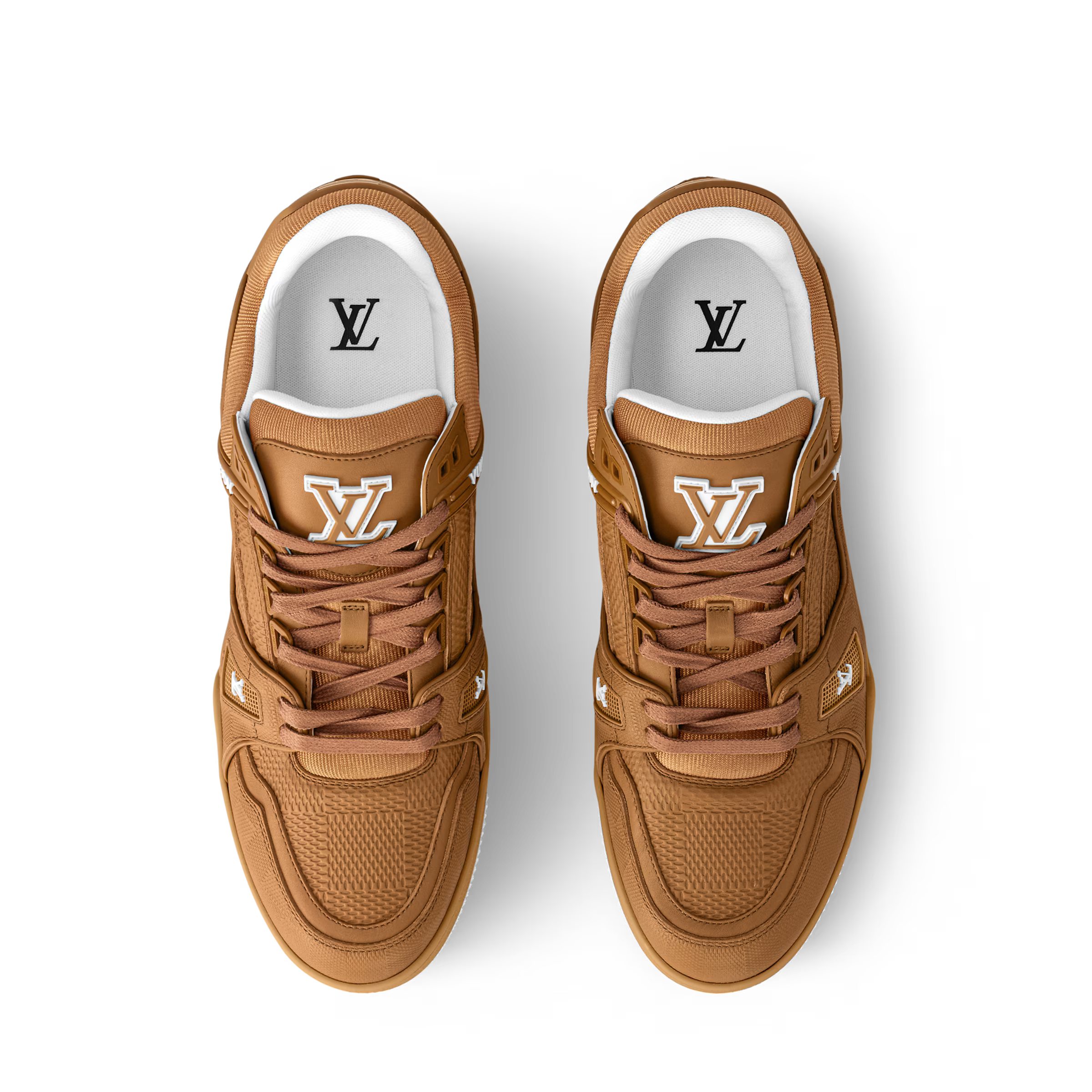 LV Trainer Sneaker Cognac Brown