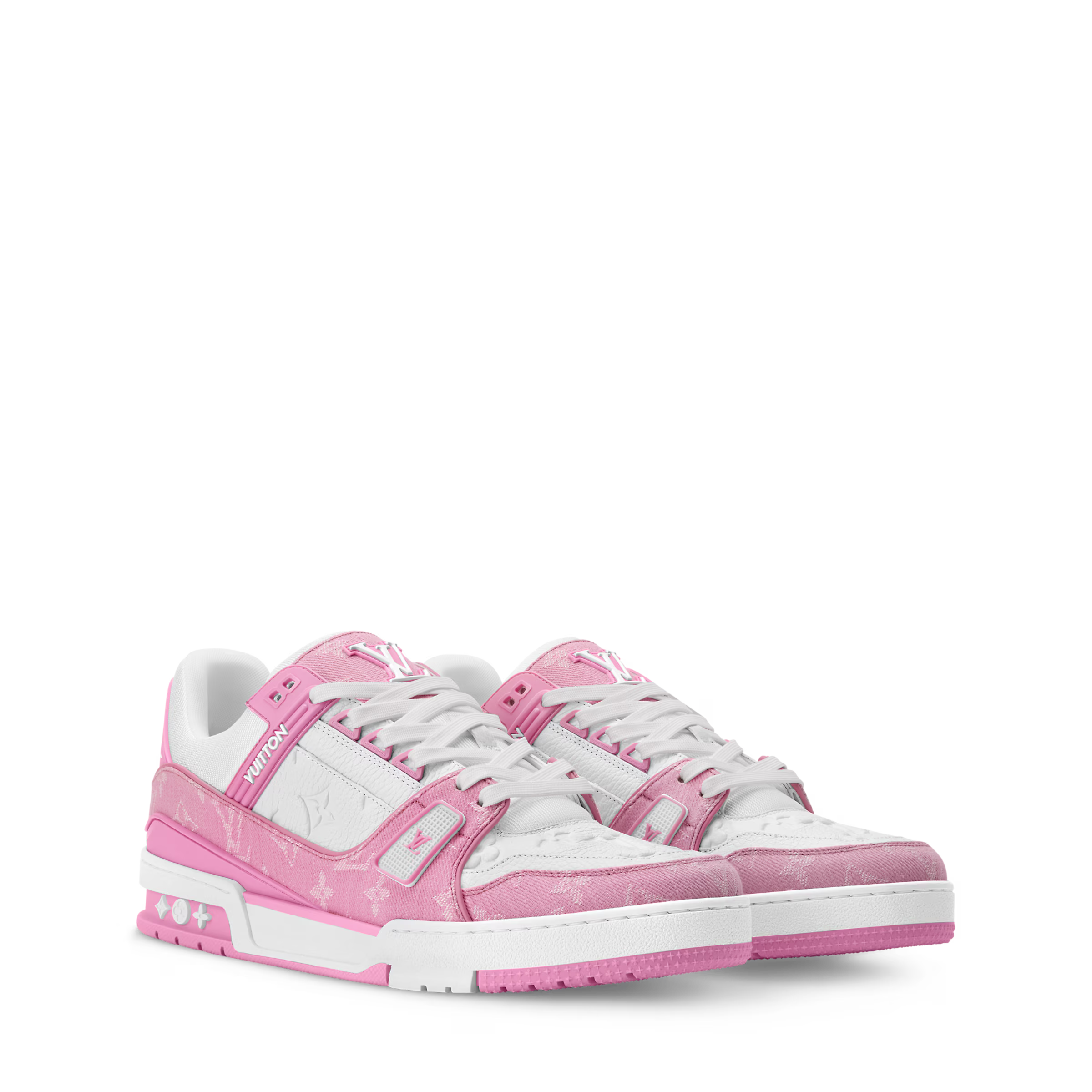 LV Trainer Sneaker Monogram Pink