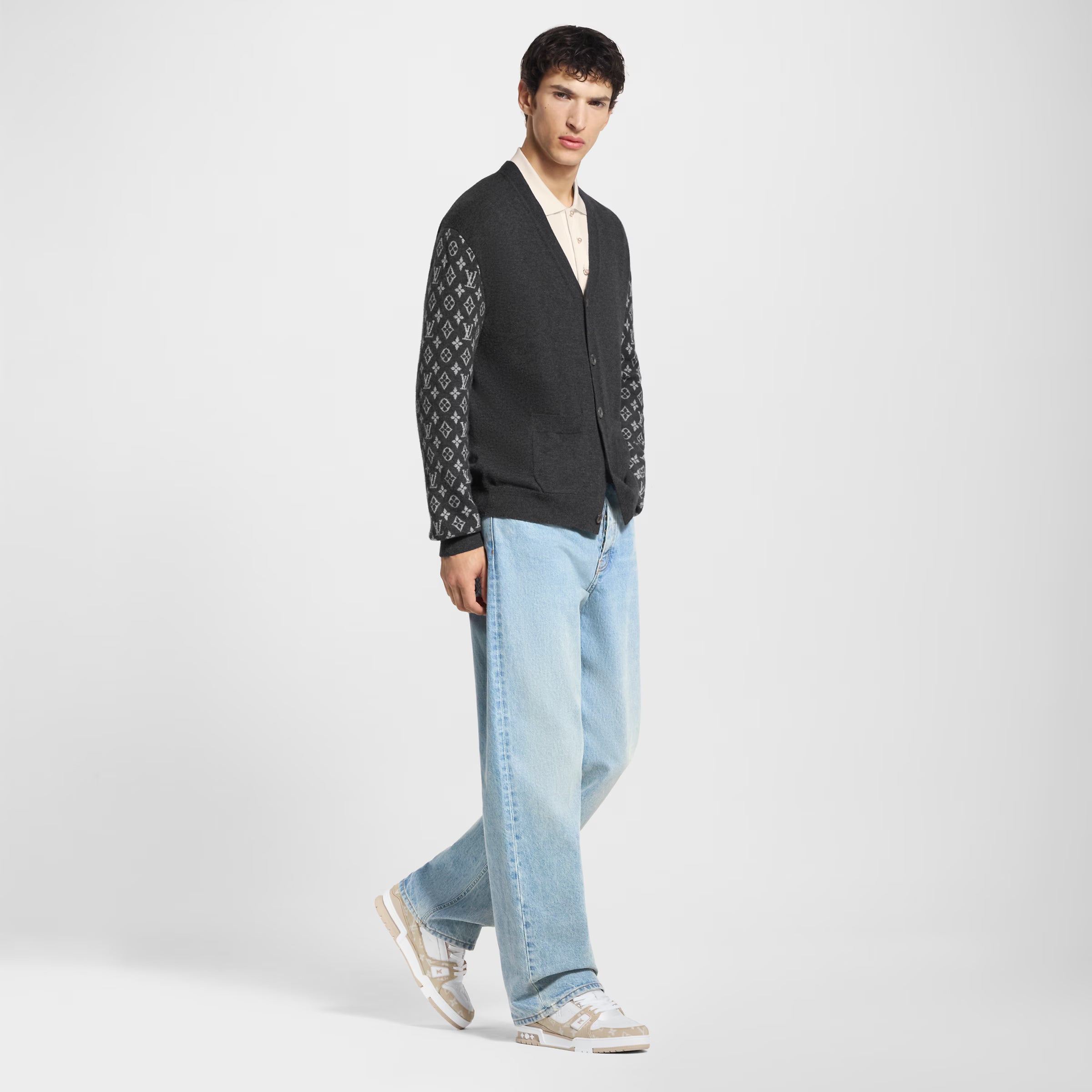 LV Trainer Sneaker Monogram Beige