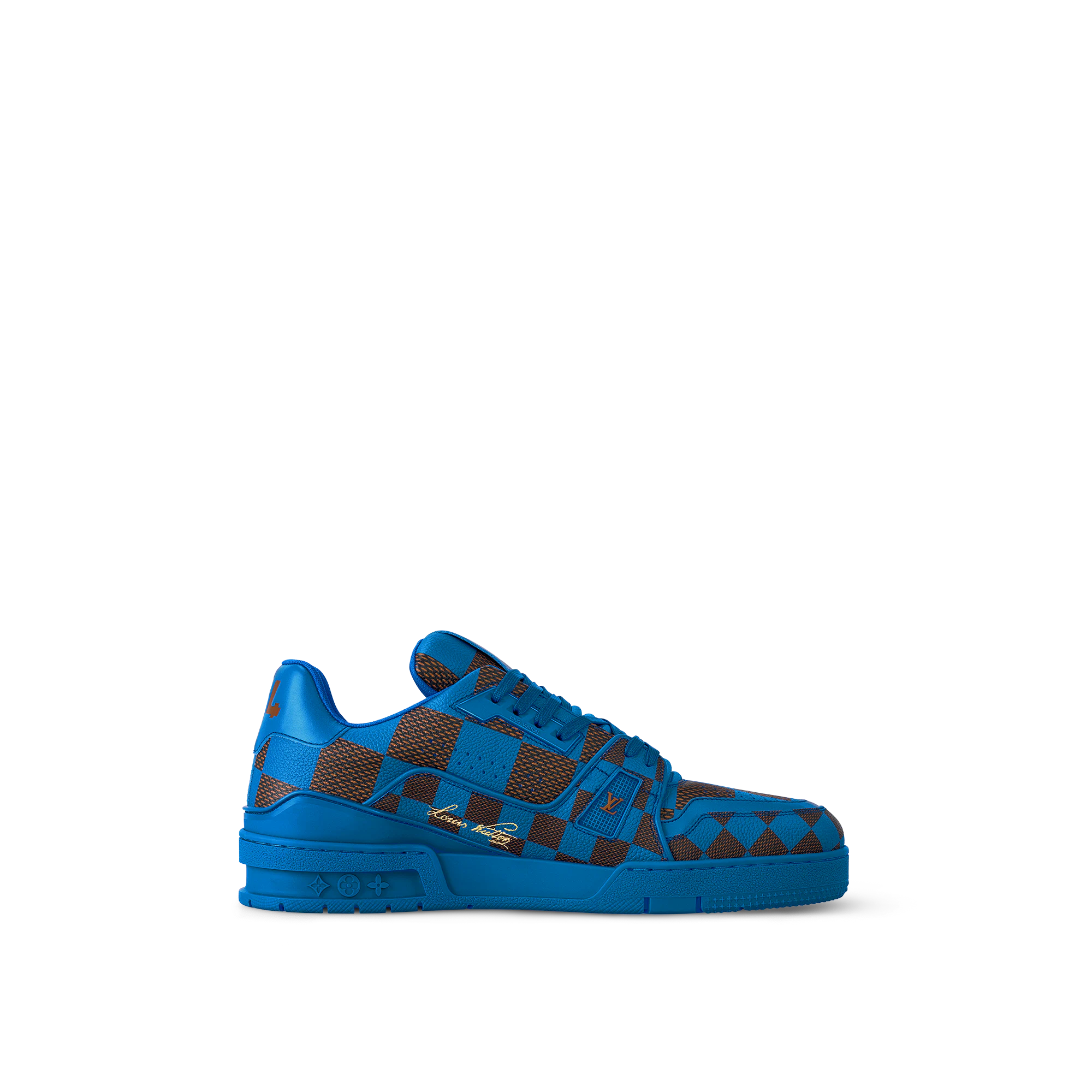 LV Trainer Sneaker Damier Pop Blue