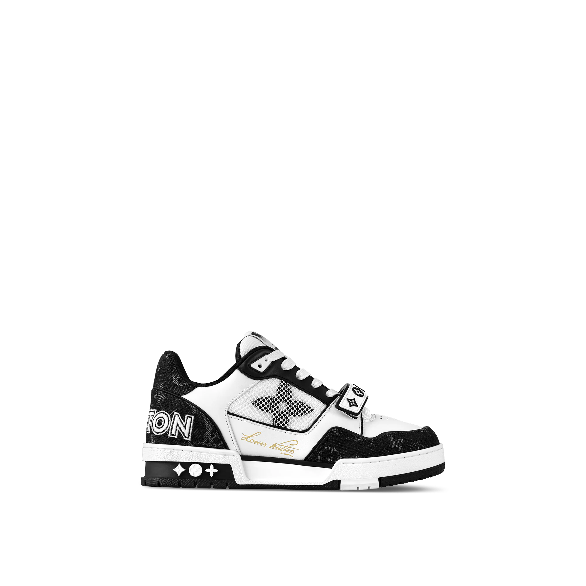 LV Trainer Sneaker Black/White Women's
