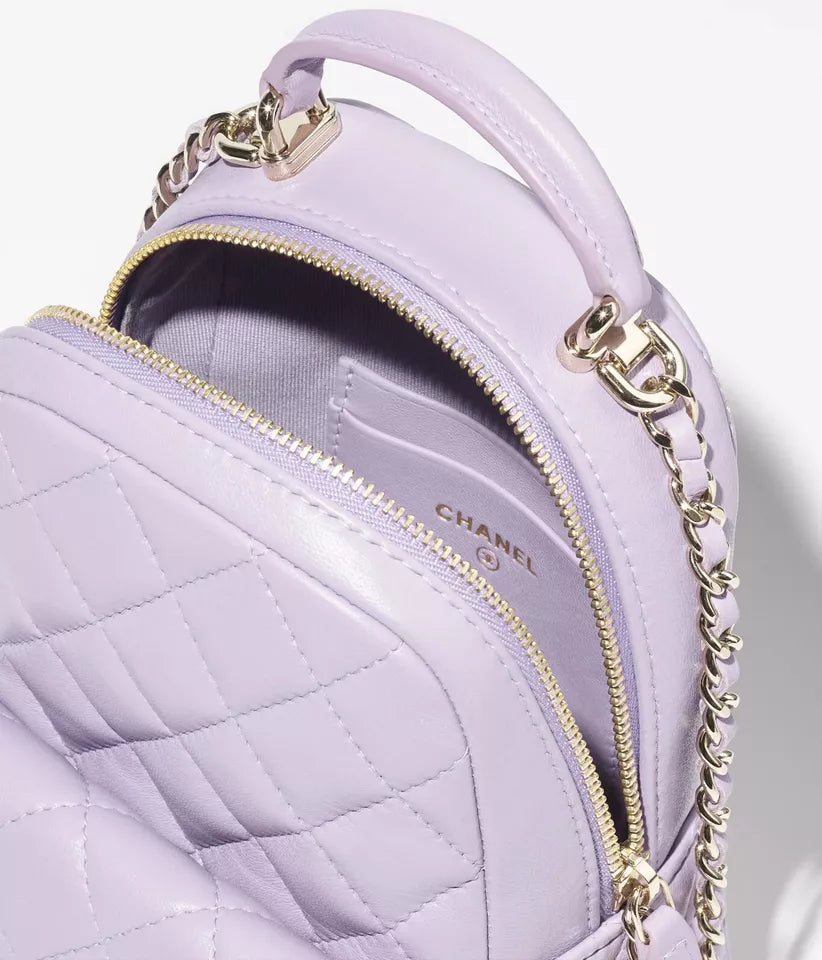 Chanel Mini Backpack Purple