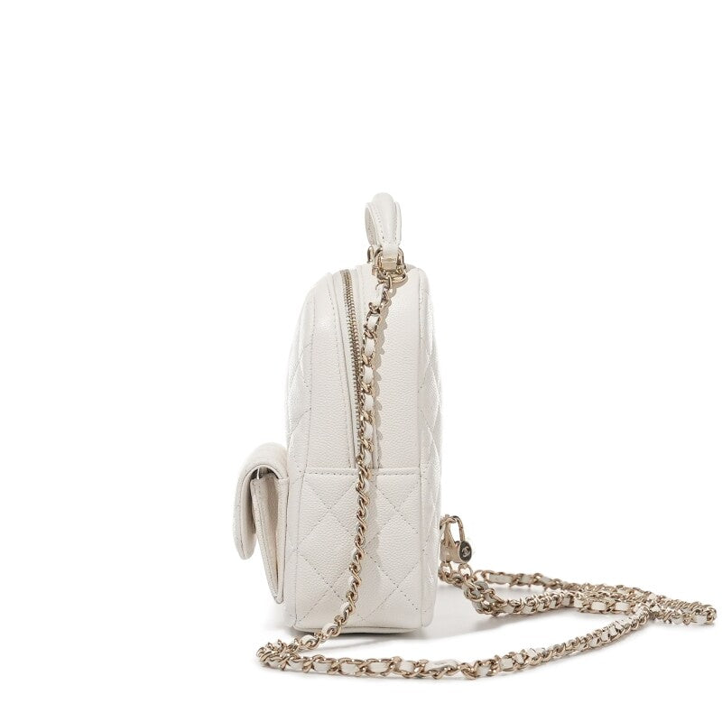 Chanel Mini Backpack White