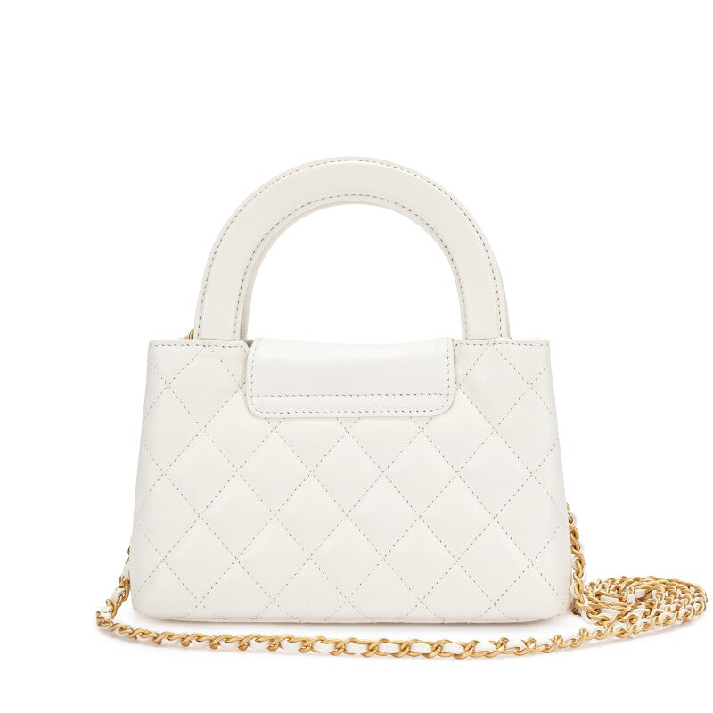 Chanel Mini Kelly Bag White