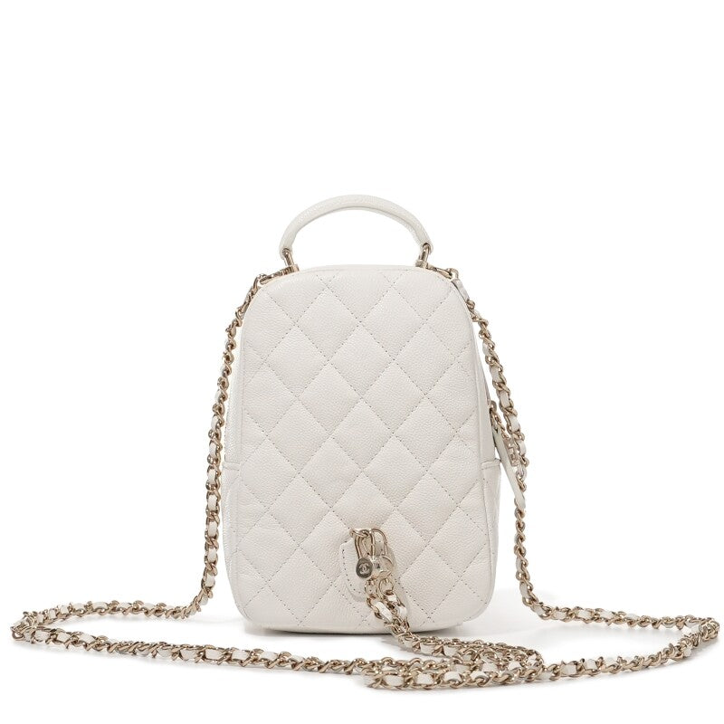 Chanel Mini Backpack White