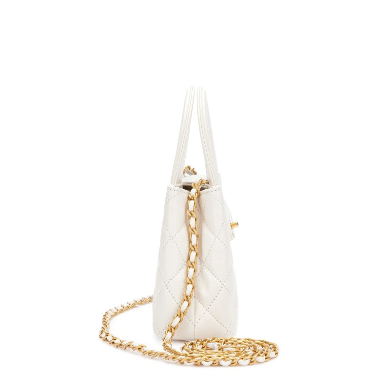 Chanel Mini Kelly Bag White