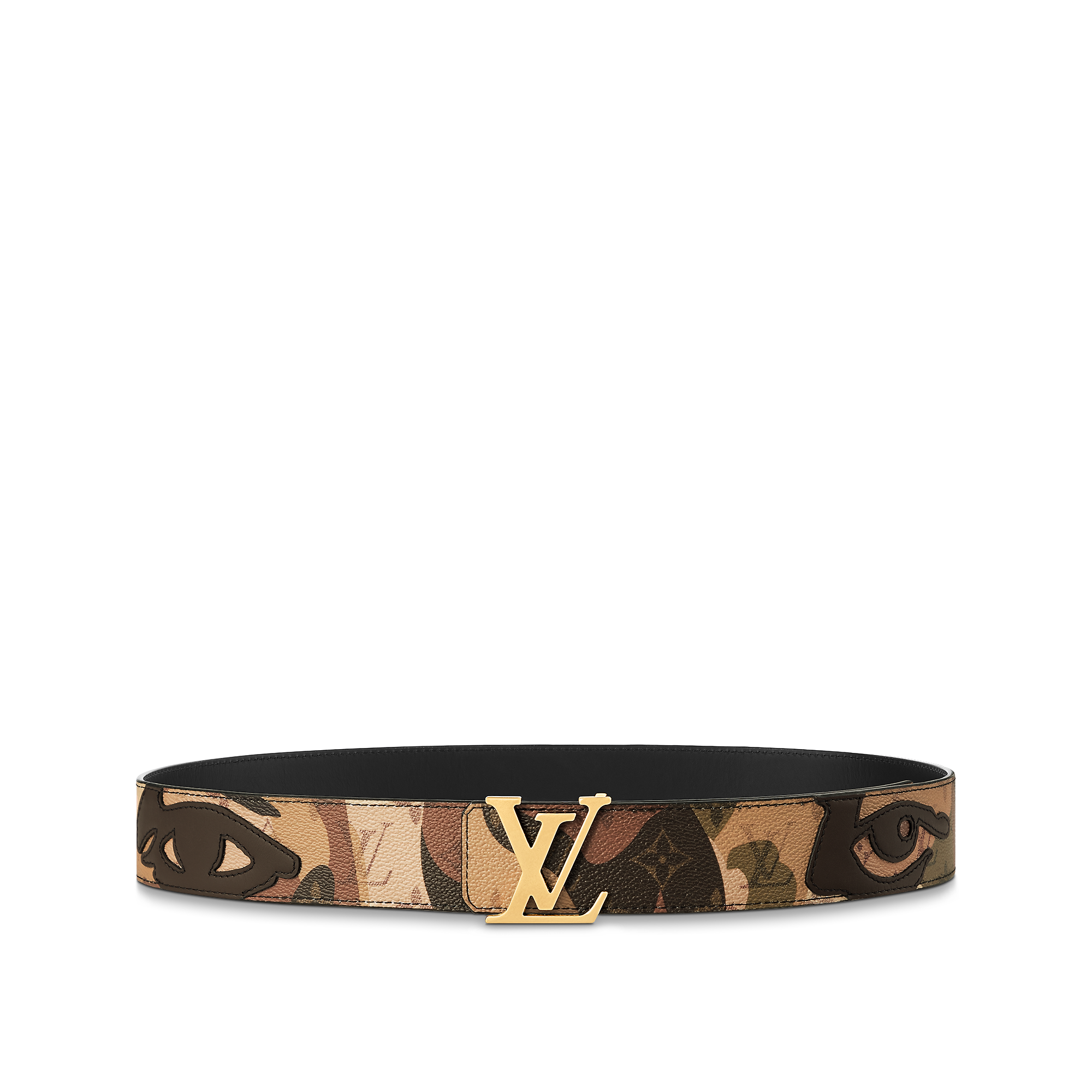 LV Initials 40mm Reversible Belt SANS LIGNE ESTHETIQUE - Brown