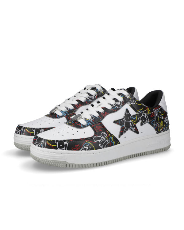 BAPE Bape STA X Medicom Toy Be@R Camo M1 Sneakers Black