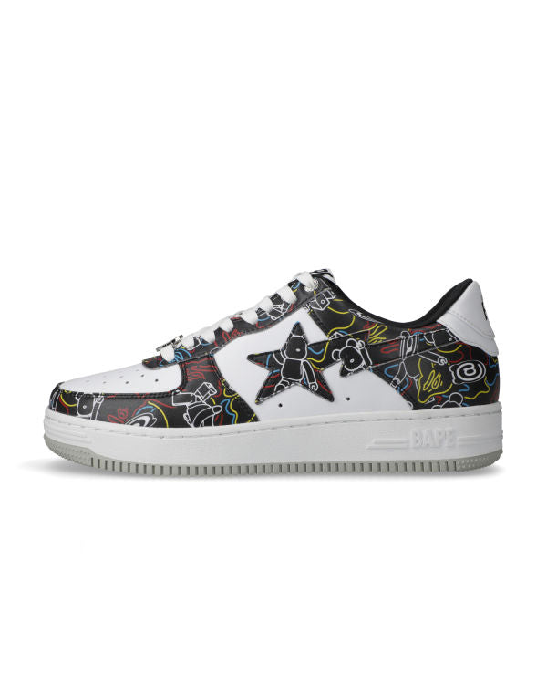 BAPE Bape STA X Medicom Toy Be@R Camo M1 Sneakers Black