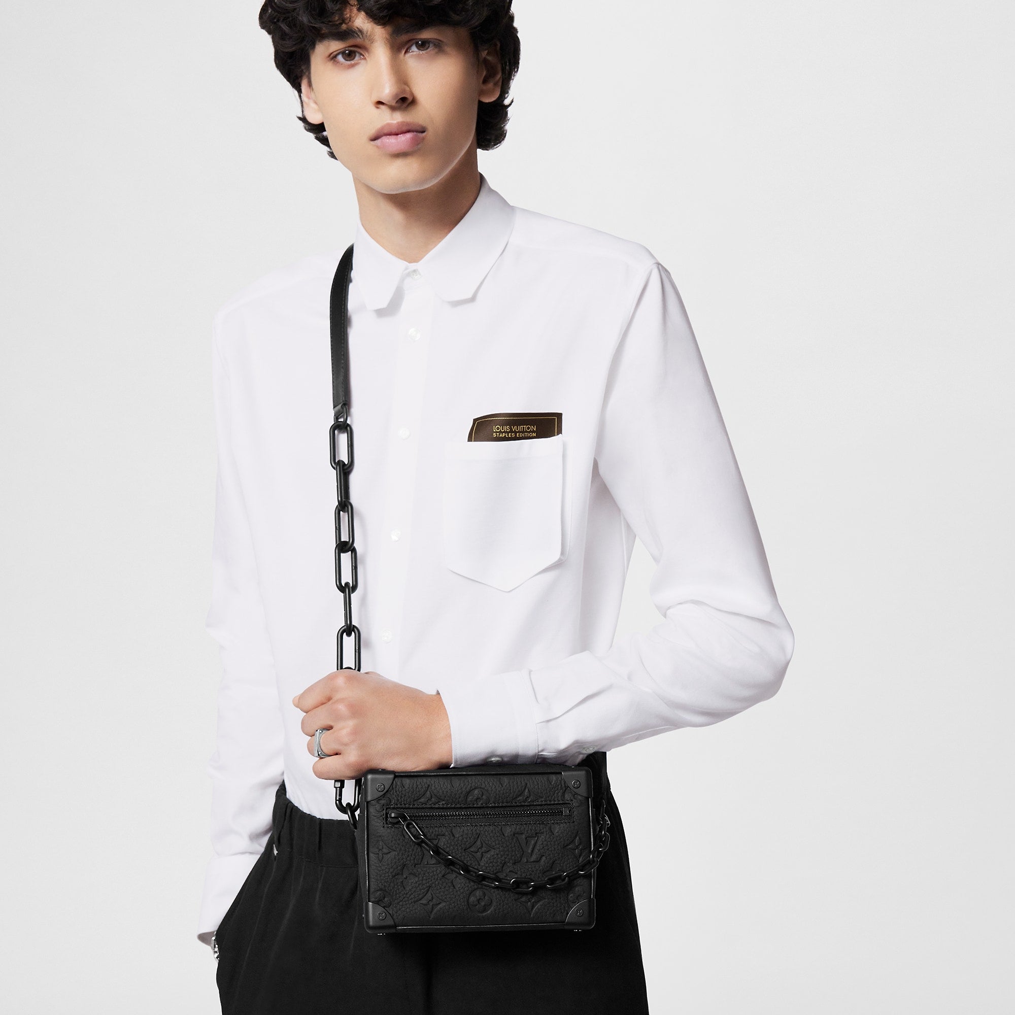 Mini Soft Trunk - Monogram Taurillon Leather